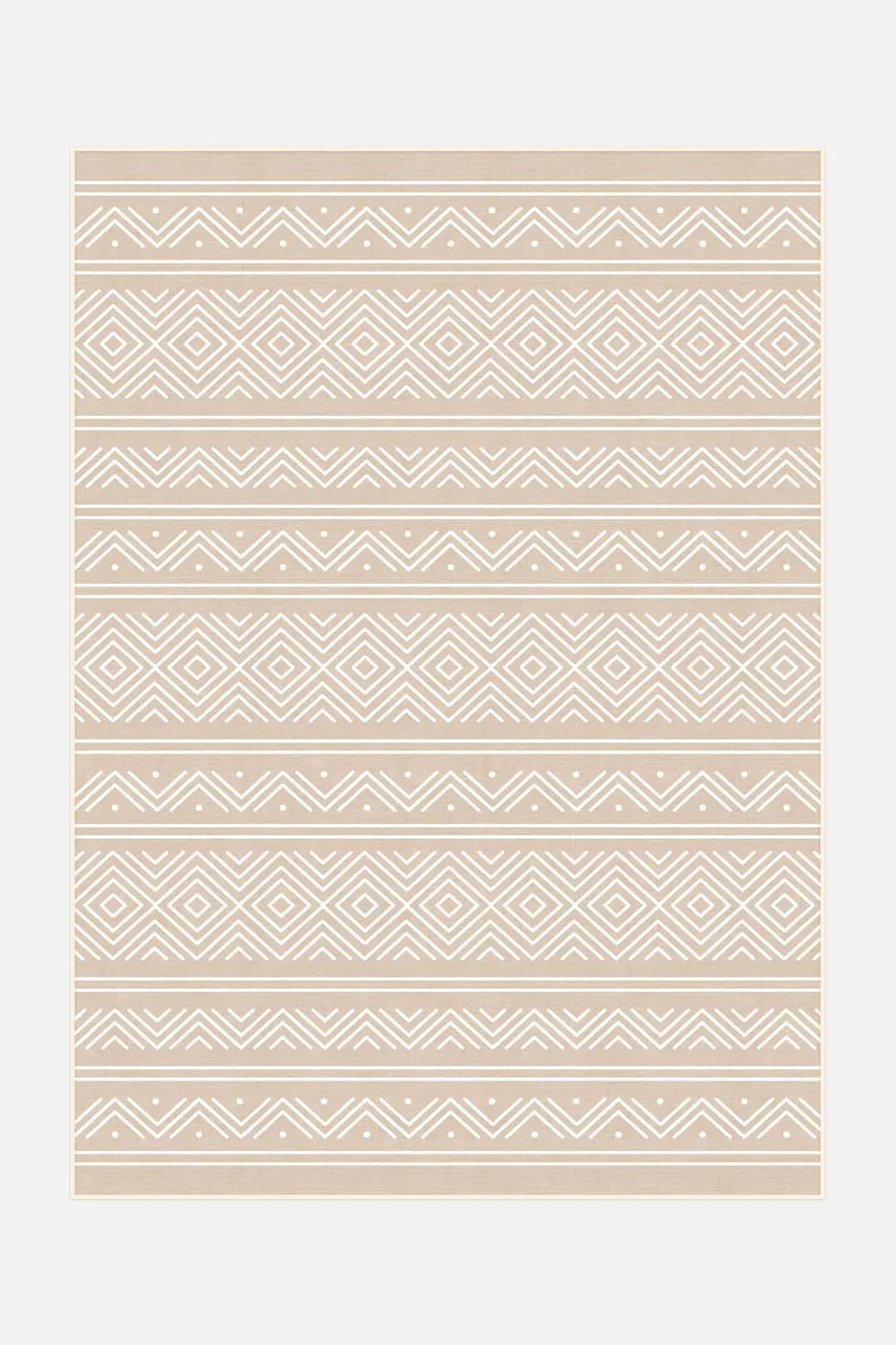 teppana-outdoor-aztek-creme-teppich-waschbarer-outdoor-teppich-im-boho-design-be image 1