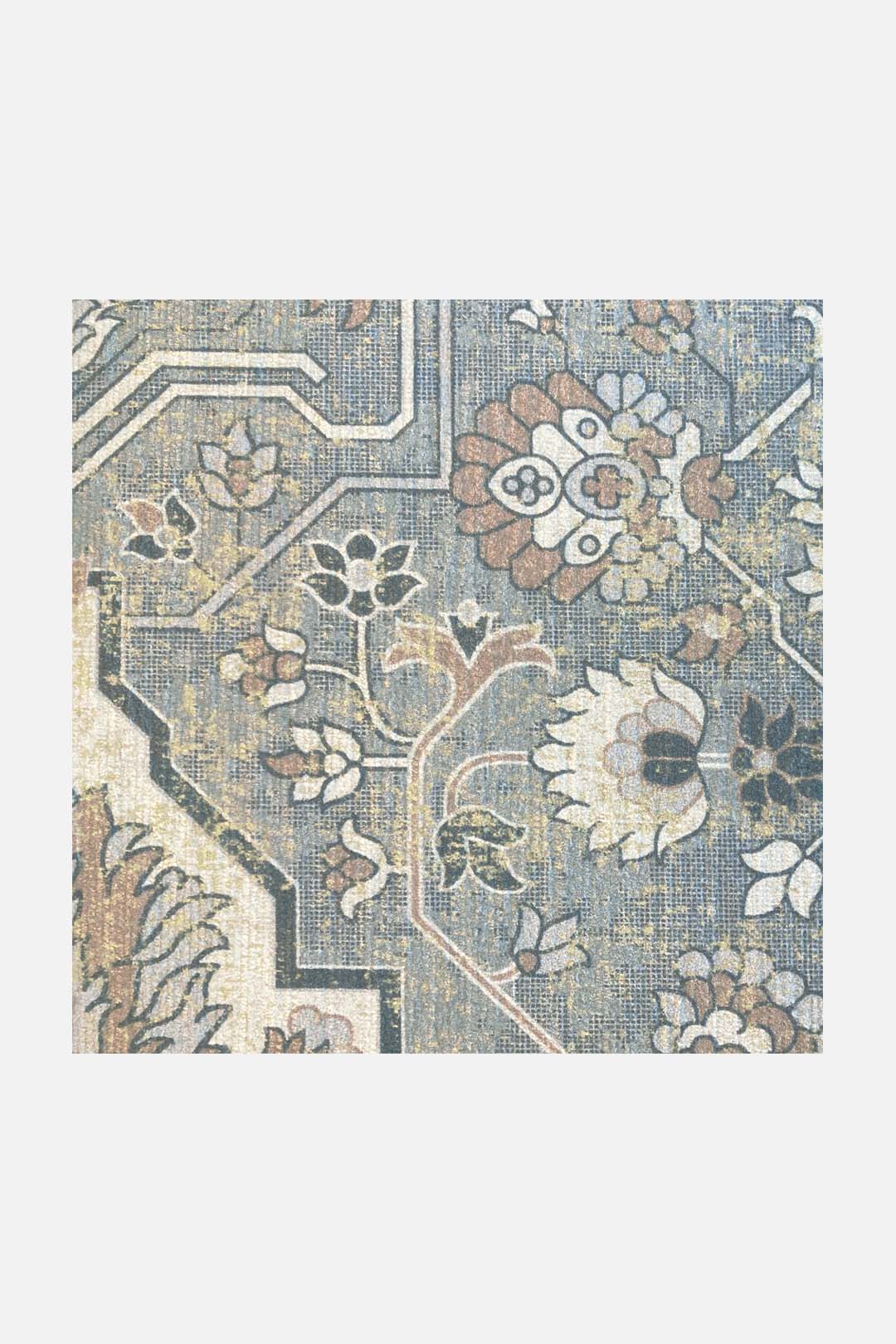 teppana-hiranur-savona-teppich-waschbarer-designer-teppich-beige-natur-blau-gr-n image 3