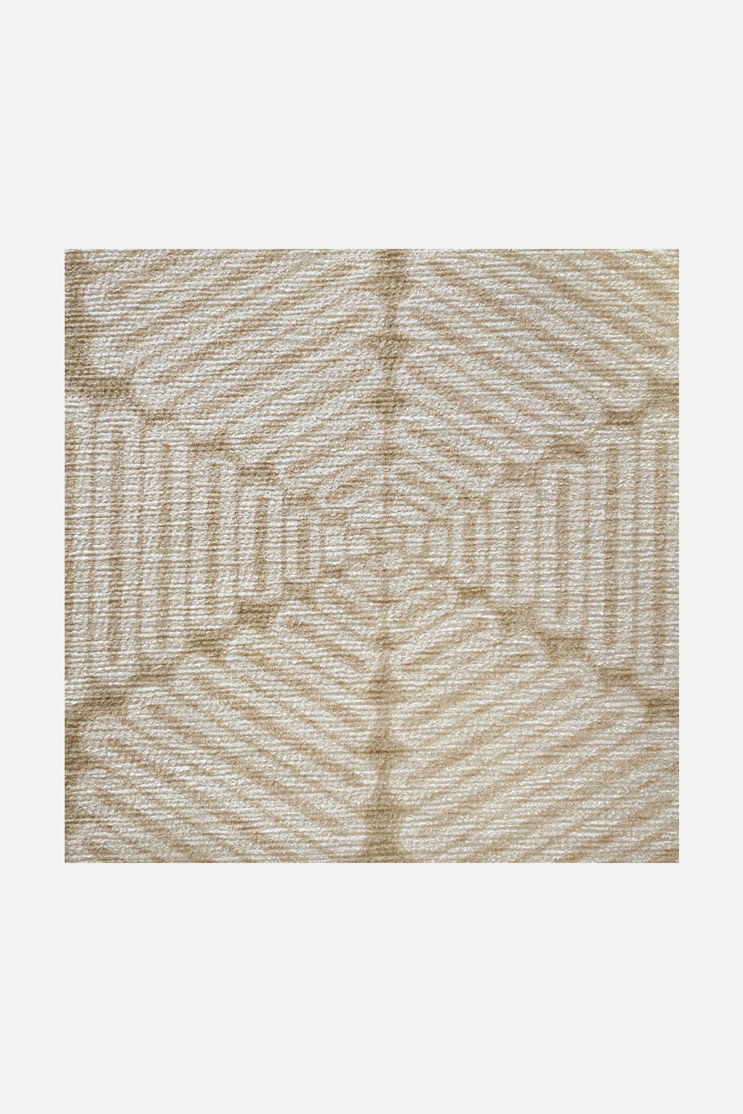 teppana-flockentanz-mandel-teppich-waschbarer-indoor-teppich-mit-geometrischem-m image 3