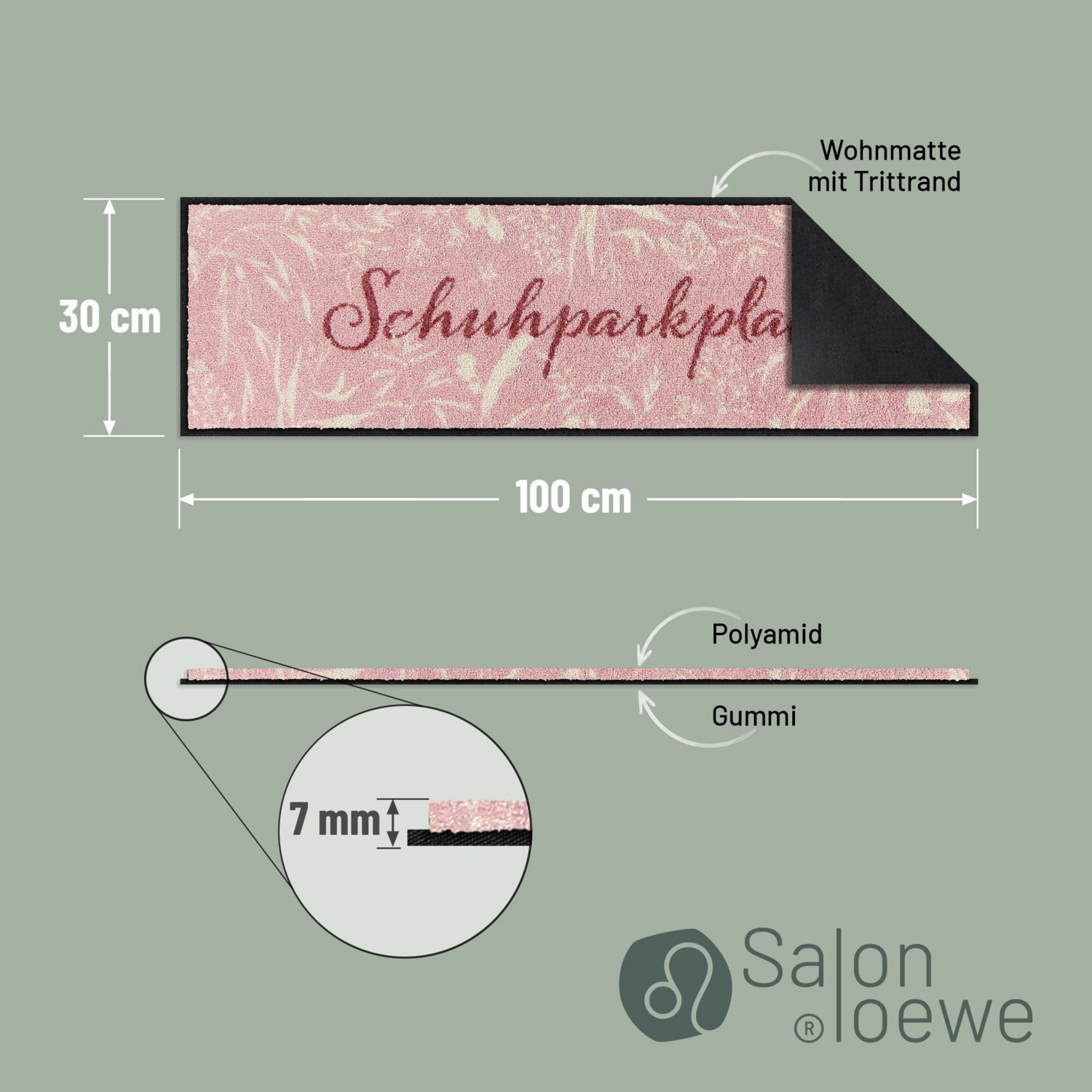 salonloewe-schuhparkplatz-wiese-rosa-minimatte-30-x-100-cm image 4