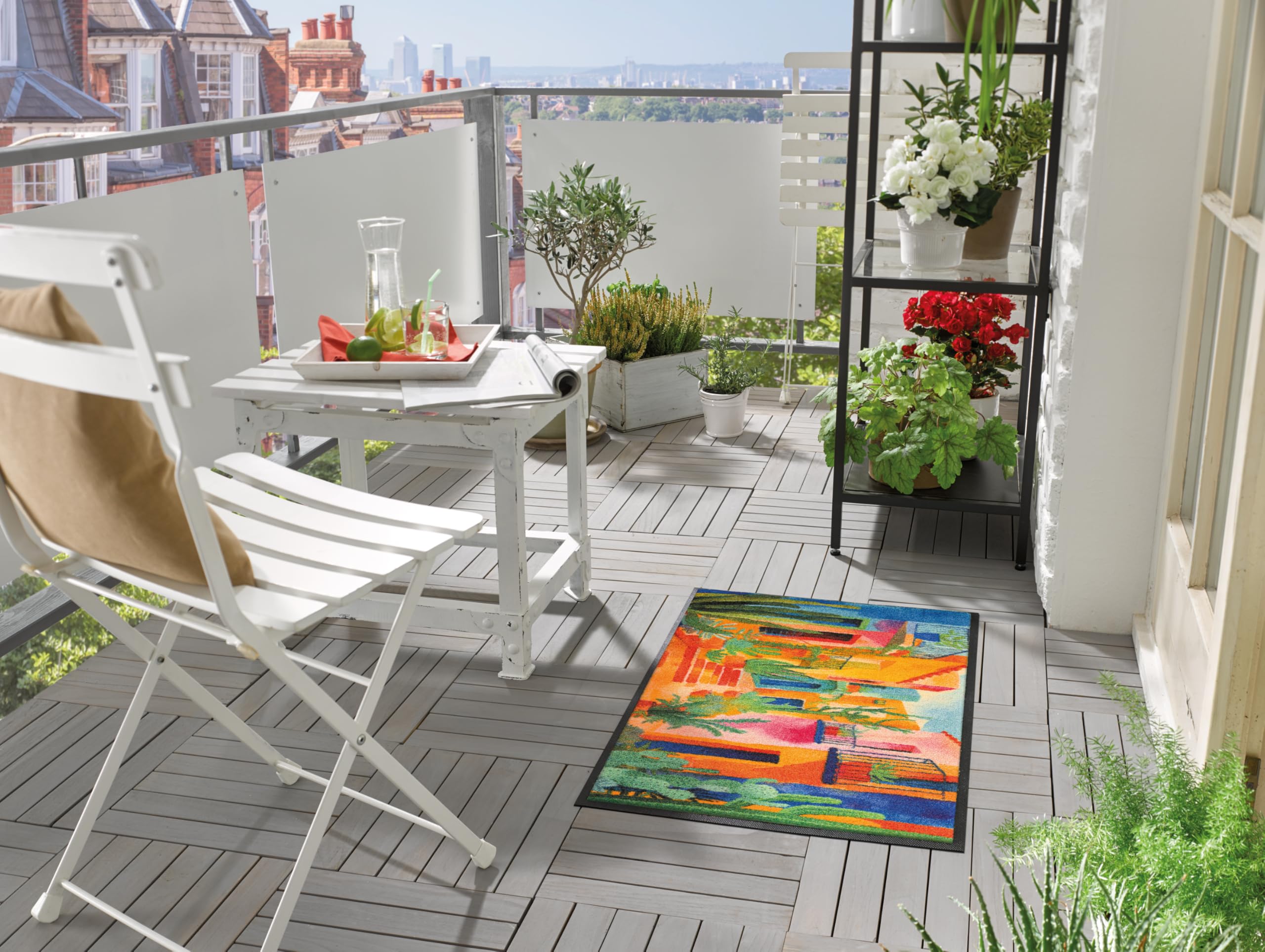 wash-dry-design-fu-matte-casas-de-colores-50x75-cm-waschbare-sauberlaufmatte-f-r image 2