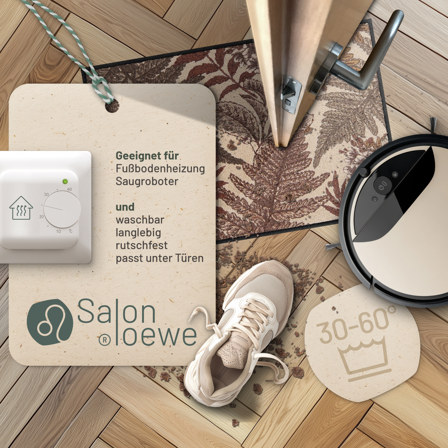 salonloewe-woodwalker-beige-eingangsmatte-50-x-75-cm-botanisches-design-made-in- image 3