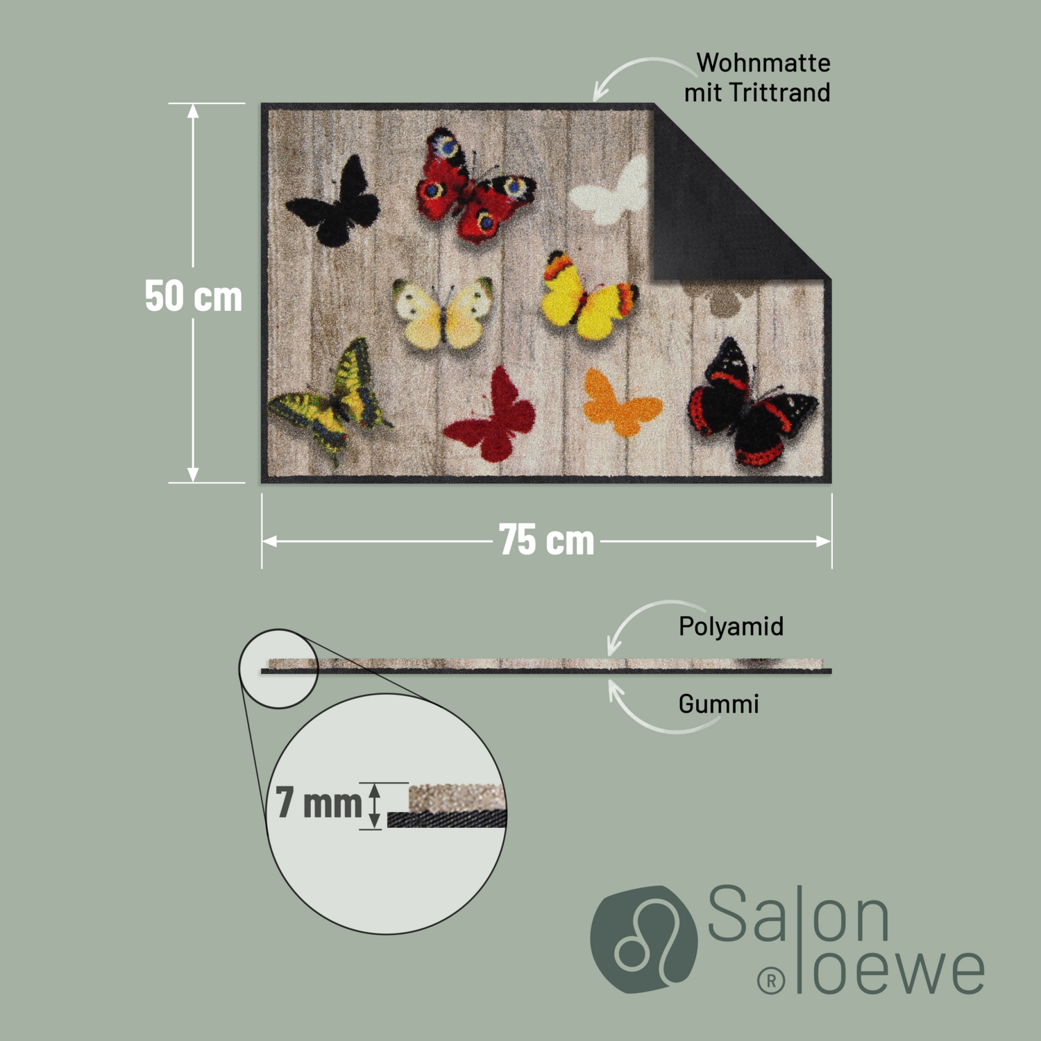 salonloewe-finolino-eingangsmatte-50-x-75-cm-schmetterlingsmotiv-polyamid-rutsch image 4