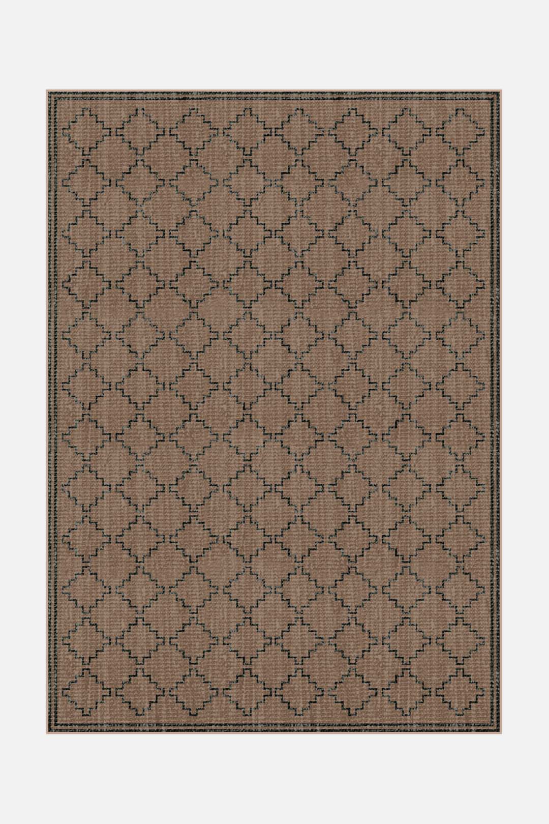 teppana-amaris-aresto-teppich-waschbarer-marokko-teppich-in-beige-braun image 1