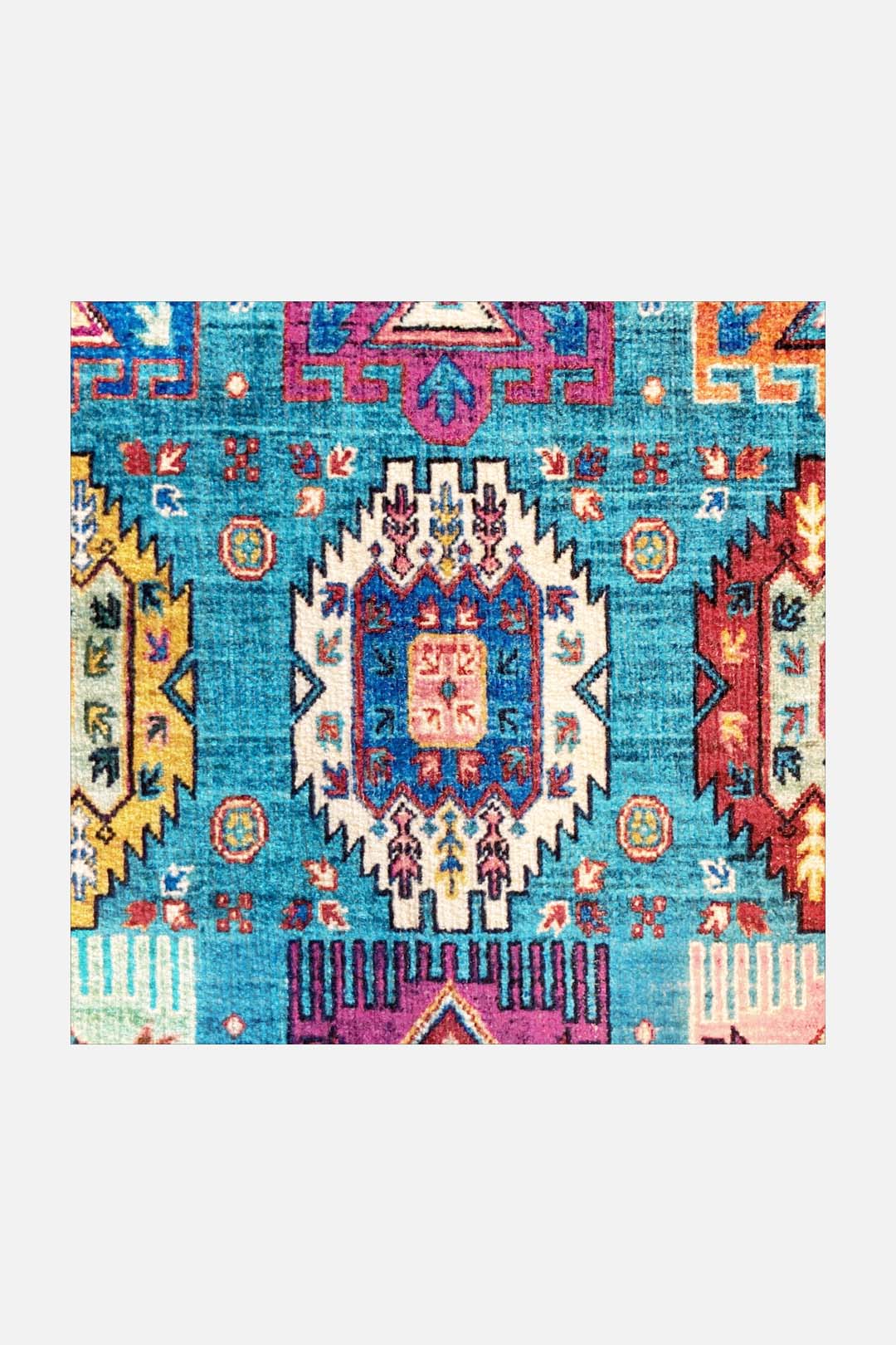 teppana-soraya-labra-teppich-waschbar-blau-marokkanisch image 3