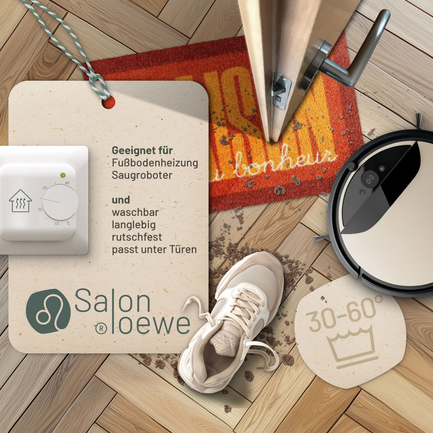 salonloewe-maison-frame-eingangsmatte-45-x-70-cm-in-orange-rutschfeste-schmutzfa image 3