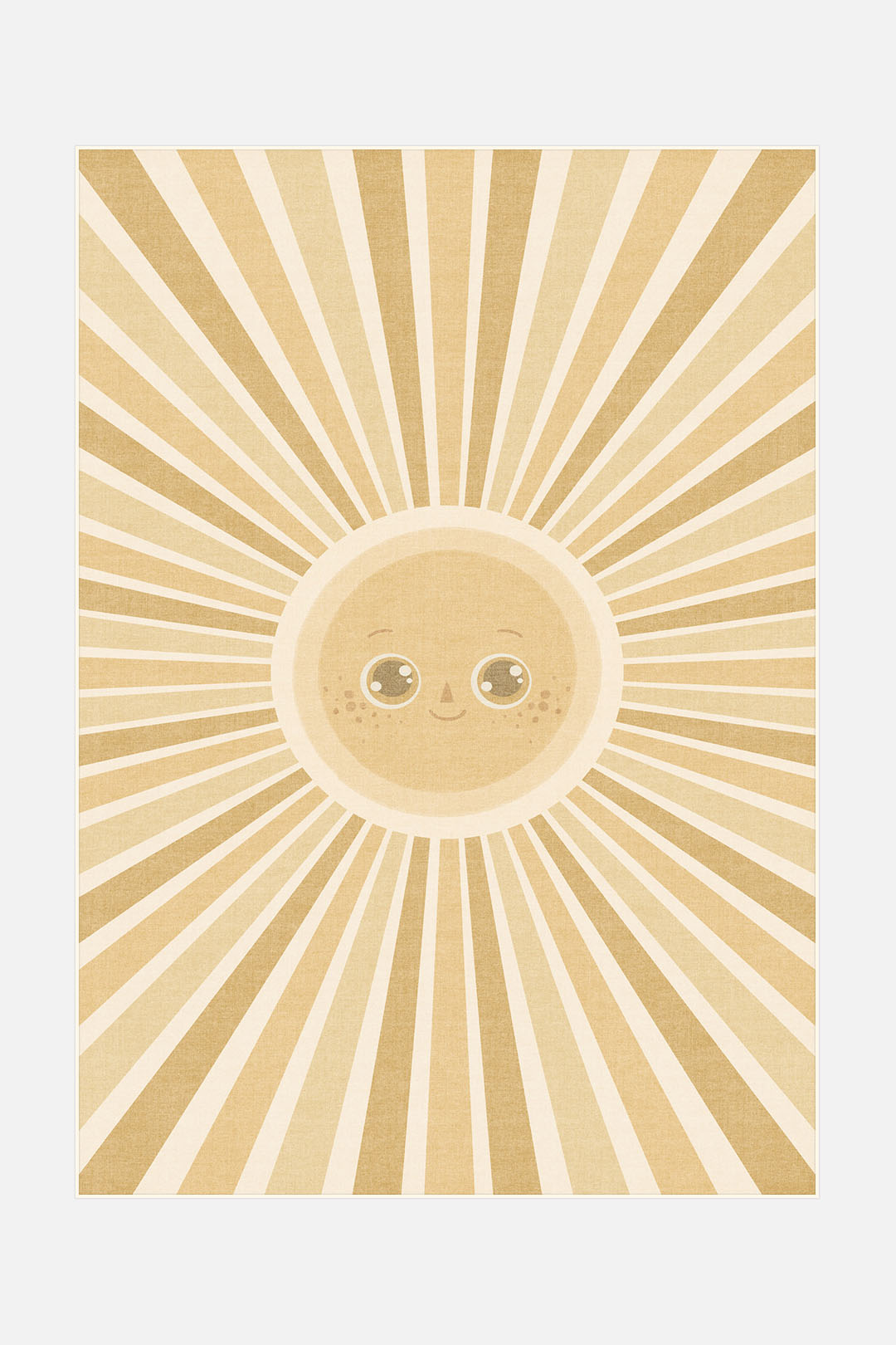 teppana-sonne-gelb-teppich-waschbar image 1