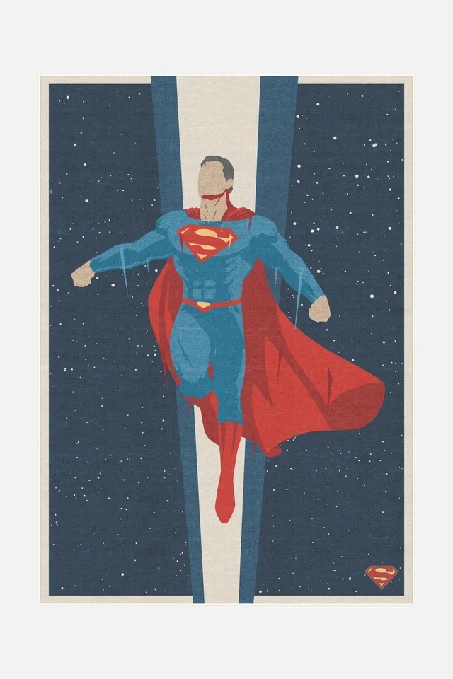 teppana-superman-weltraum-dunkelblau-teppich-waschbarer-kinder-indoor-teppich-in image 1