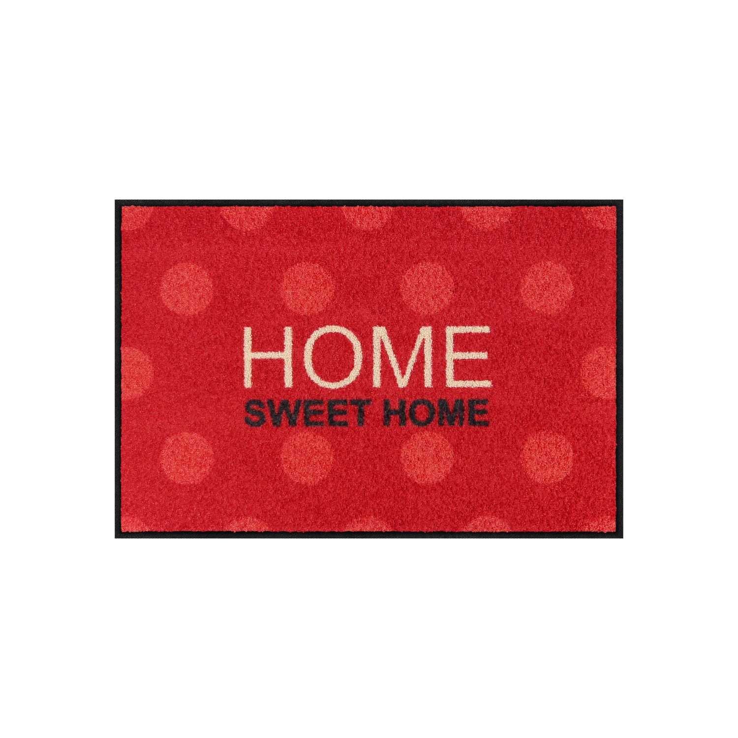 salonloewe-sweet-home-polka-eingangsmatte-50-x-75-cm-made-in-germany-schmutzfang image 1