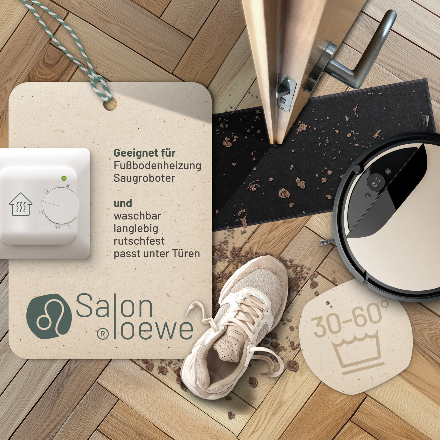 salonloewe-schwarz-minimatte-30-x-100-cm-einfarbige-waschbare-matte-mit-gummir-c image 2