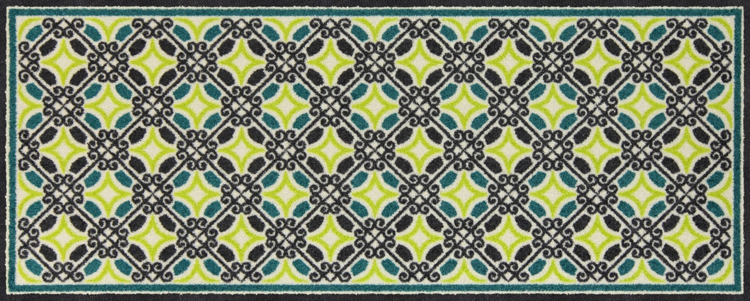 salonloewe-bogart-green-aqua-l-ufer-60-x-150-cm-waschbarer-flurl-ufer-in-gr-n-aq image 1