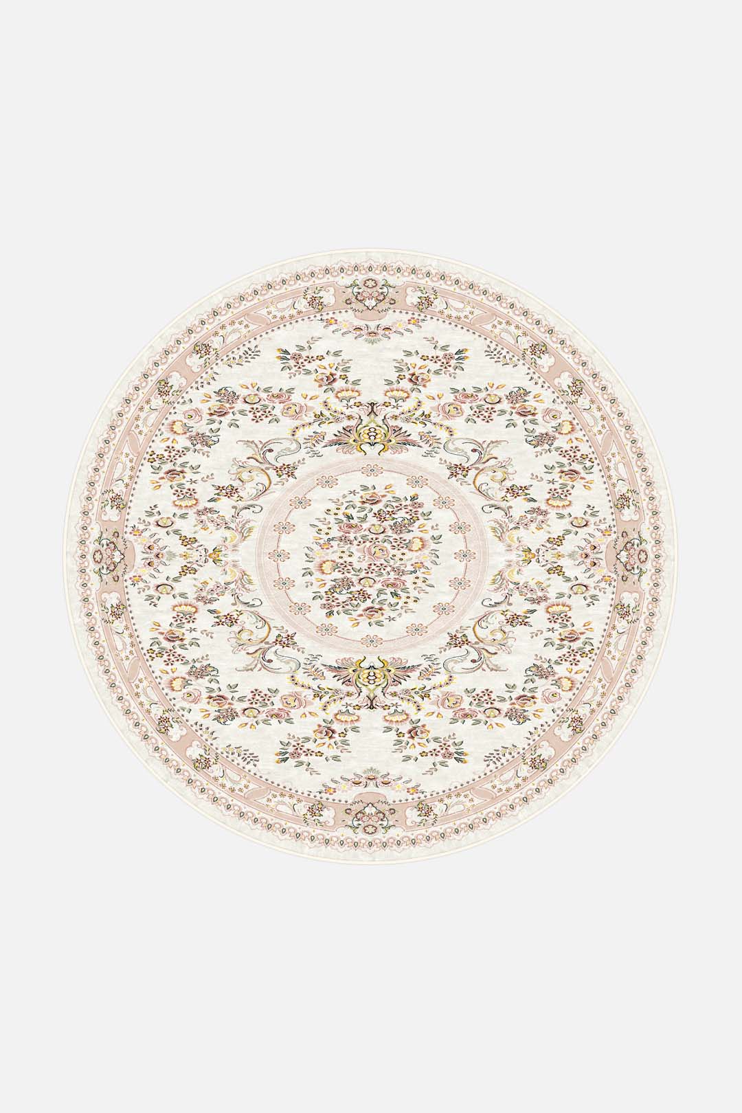 teppana-blomma-avalon-teppich-waschbarer-designer-teppich-florales-muster-in-bei image 8
