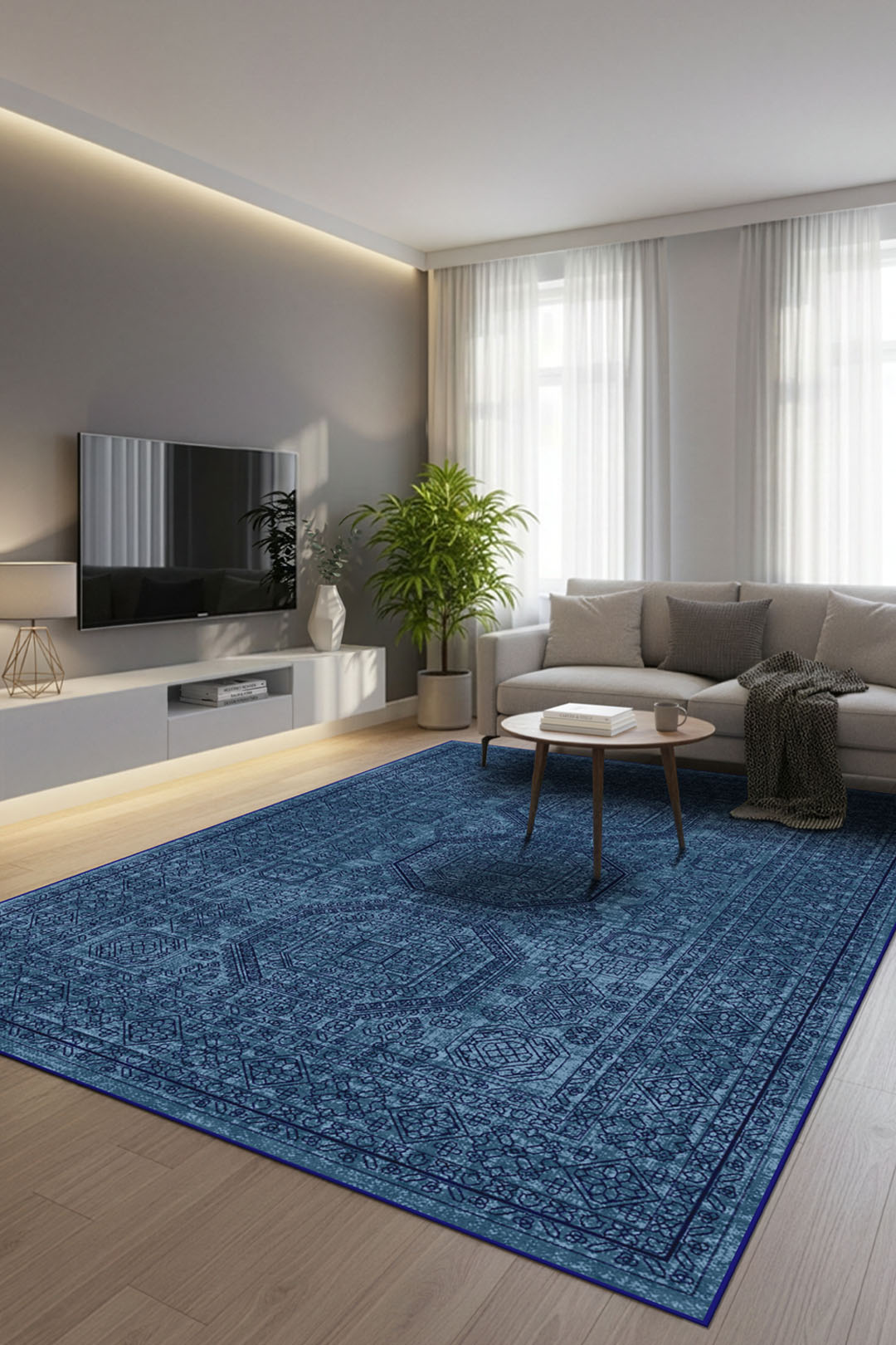 teppana-livia-nacht-teppich-waschbarer-blauer-indoor-teppich-mit-rutschfester-ma image 4