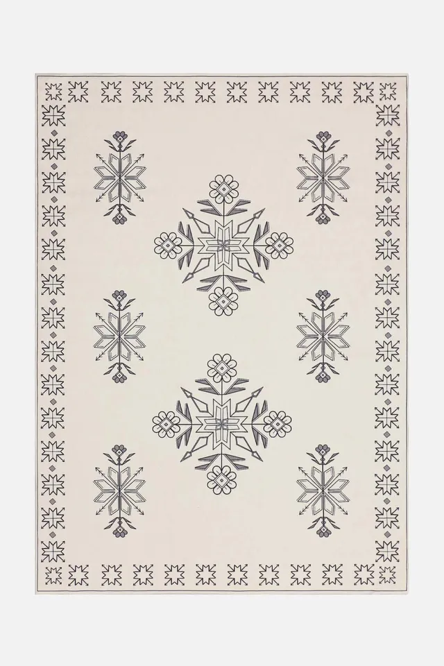 teppana-hygge-kitt-teppich-waschbar-beige-natur-boho image 1