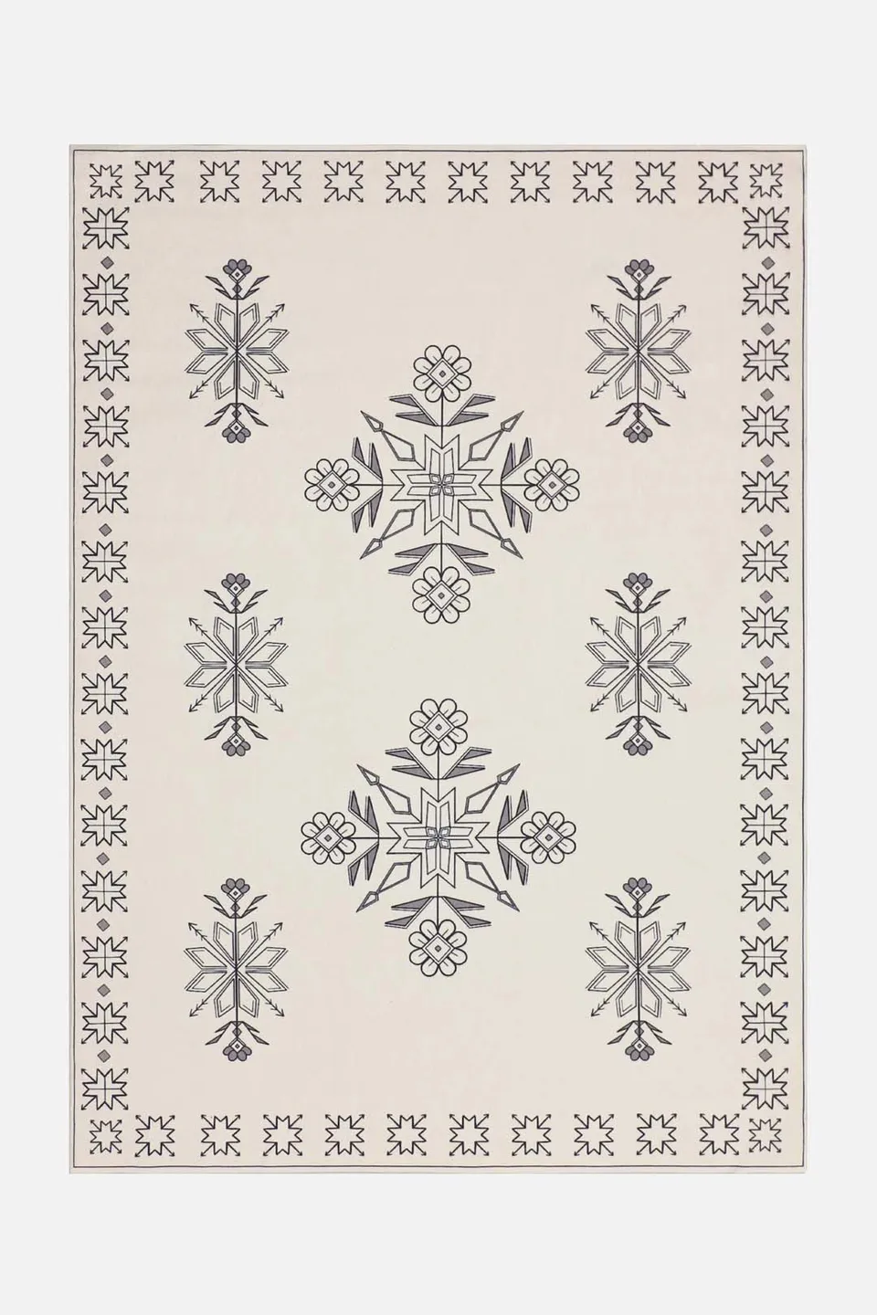 teppana-hygge-kitt-teppich-waschbar-beige-natur-boho image 1