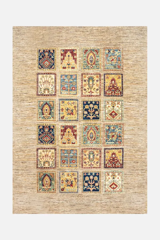 teppana-shila-ahorn-teppich-waschbarer-indoor-teppich-im-boho-marokkanisch-stil- image 1
