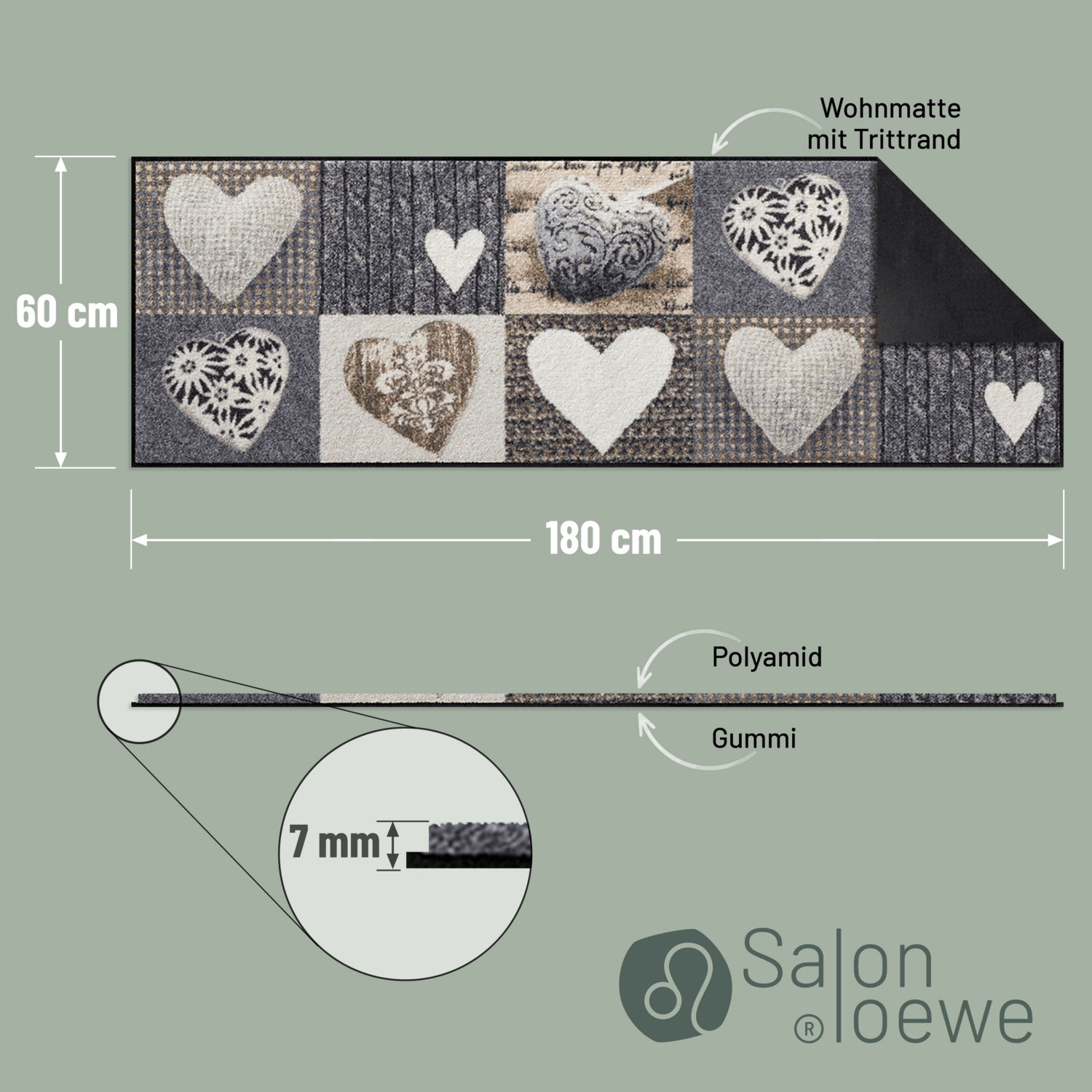 salonloewe-alpengl-ck-herzen-teppich-60-x-180-cm-waschbarer-l-ufer-mit-herzmotiv image 4