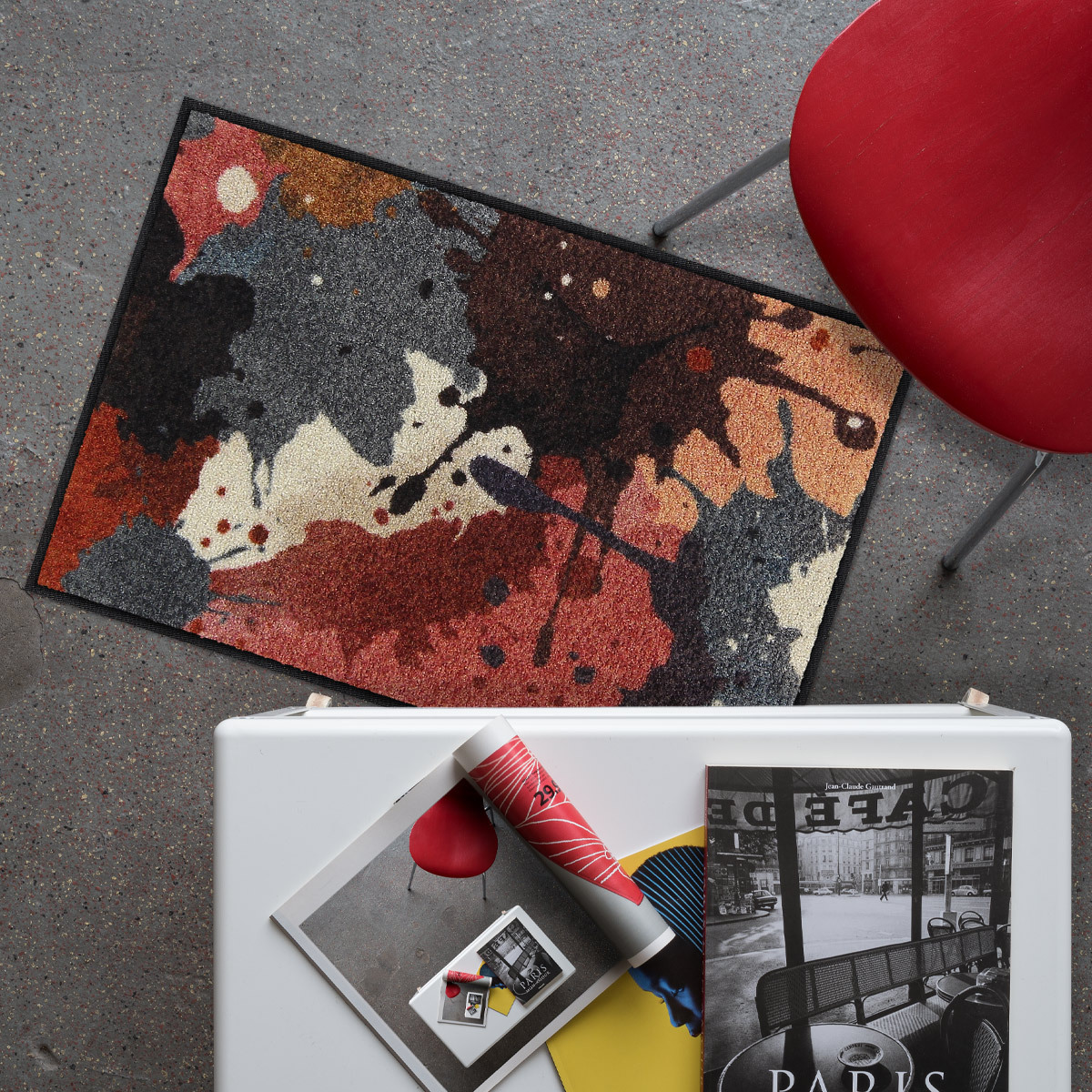 salonloewe-painters-mood-rose-blue-eingangsmatte-50-x-75-cm-kunstvolles-design-f image 2
