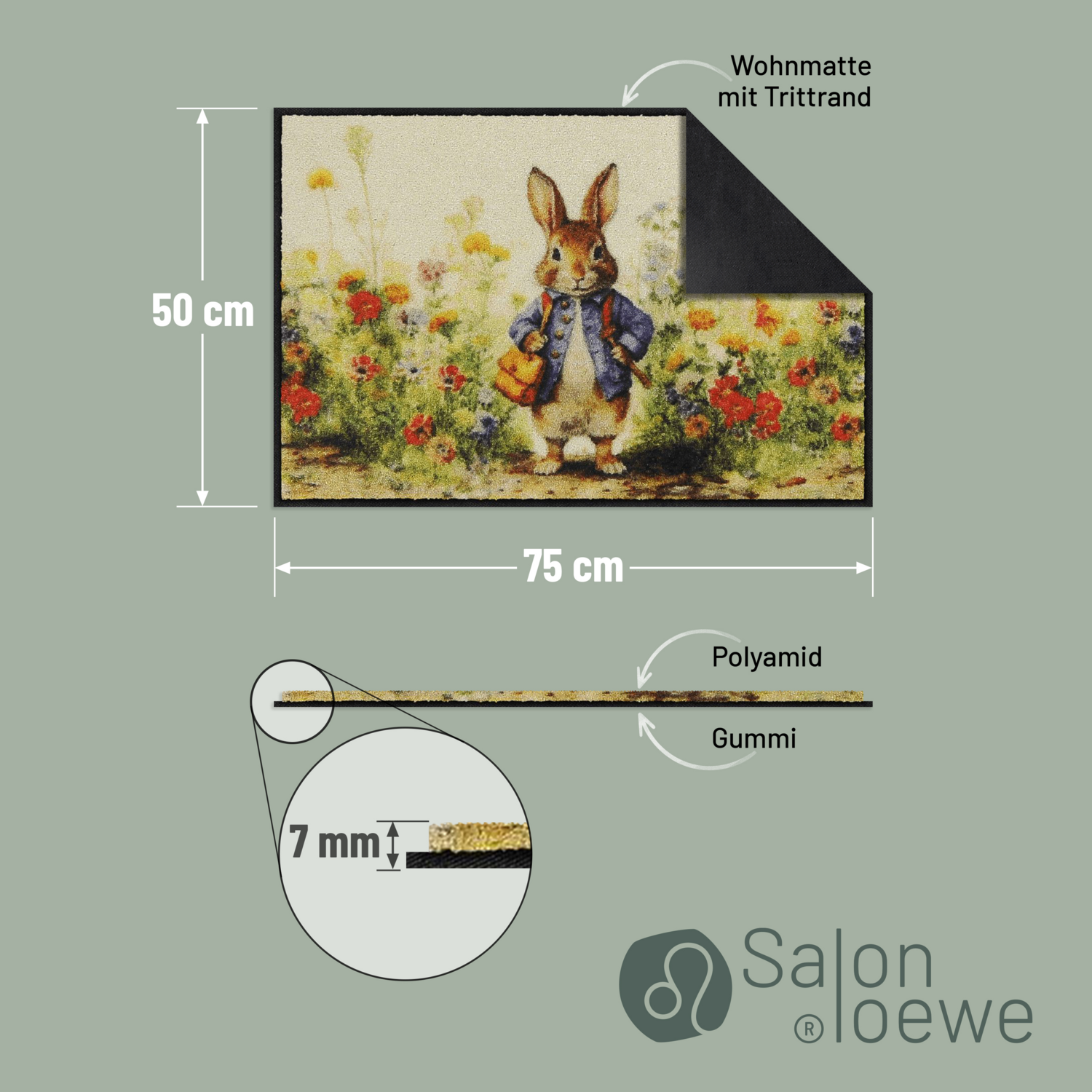 salonloewe-honey-bunny-fu-matte-waschbare-eingangsmatte-50-x-75-cm-polyamid-ruts image 4