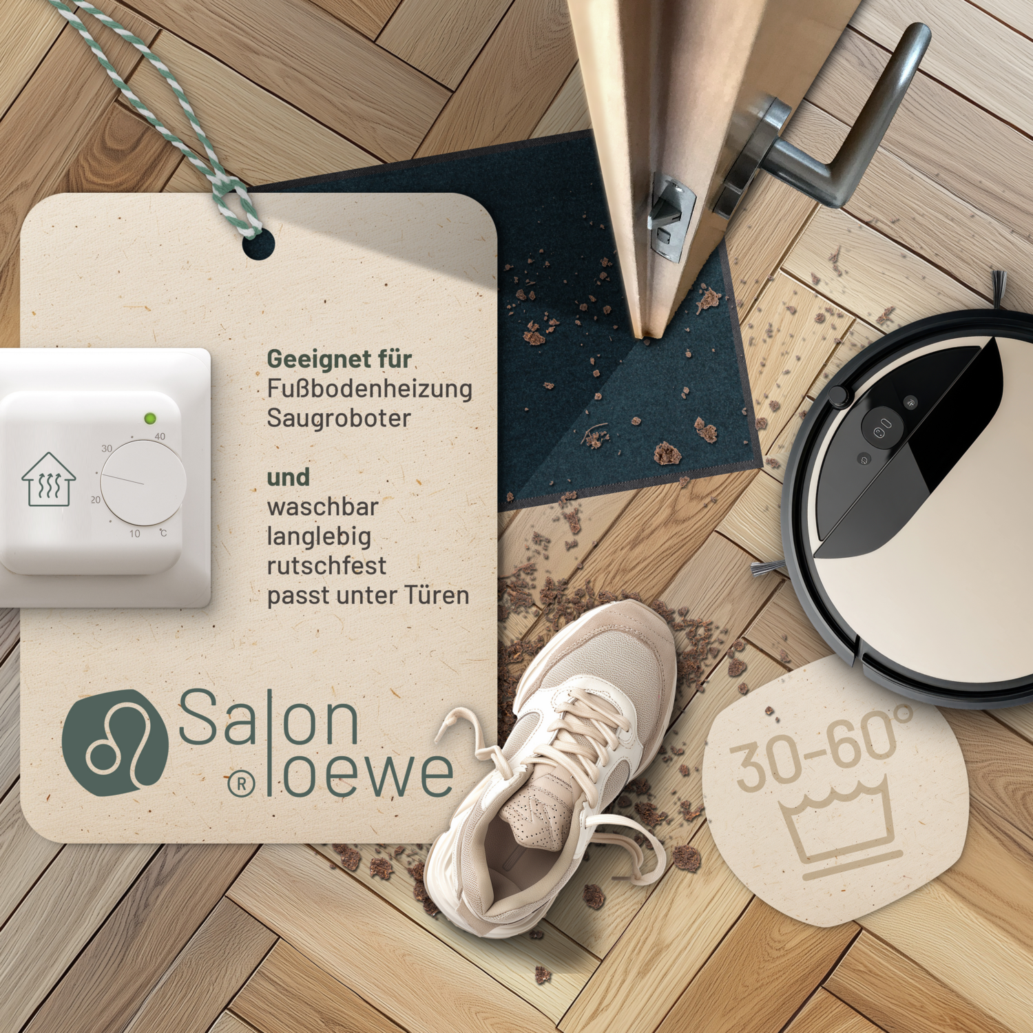 salonloewe-blaupetrol-halbrund-40-x-60-cm-waschbare-schmutzfangmatte-in-blau-pet image 2