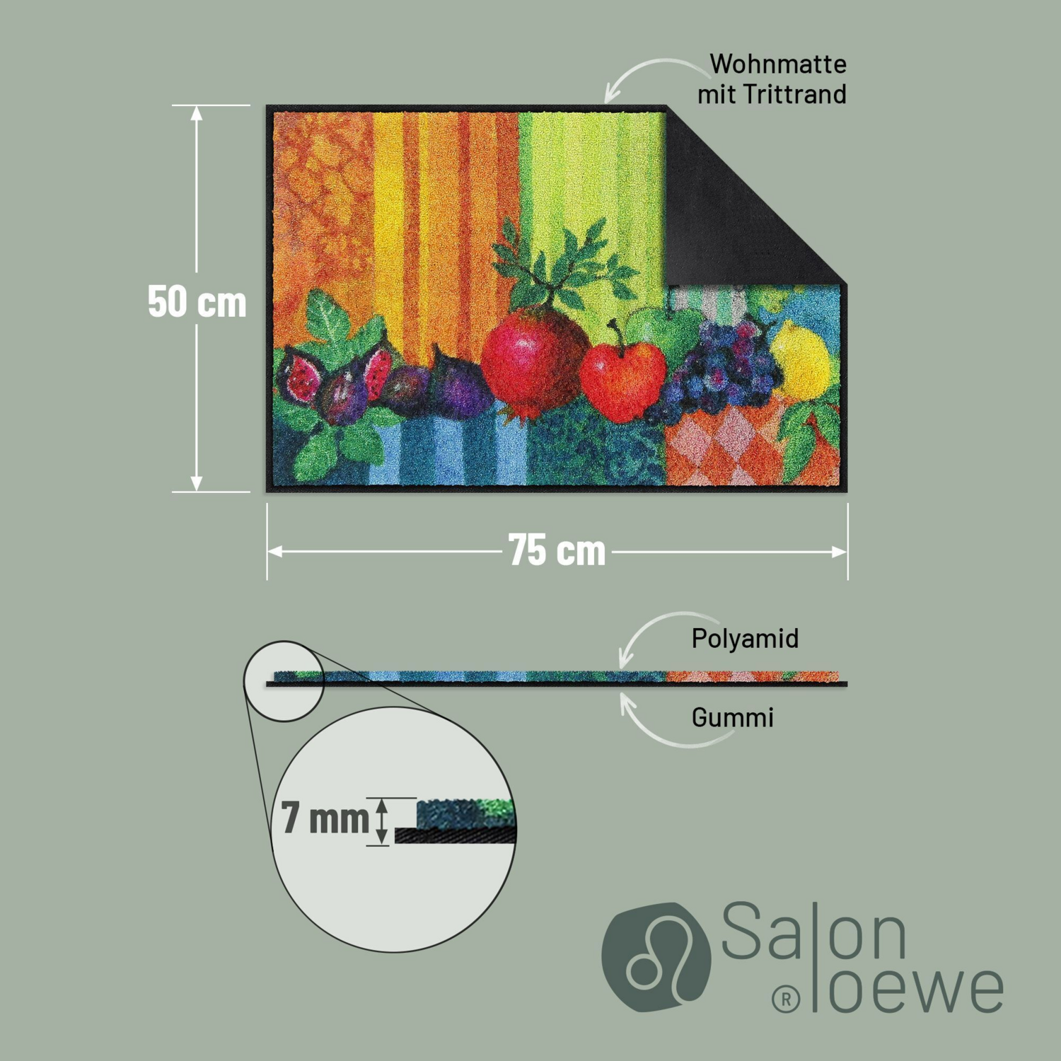 salonloewe-frutta-e-righe-l-ufer-50-x-75-cm-schmutzfangmatte-mit-fr-chte-und-str image 3