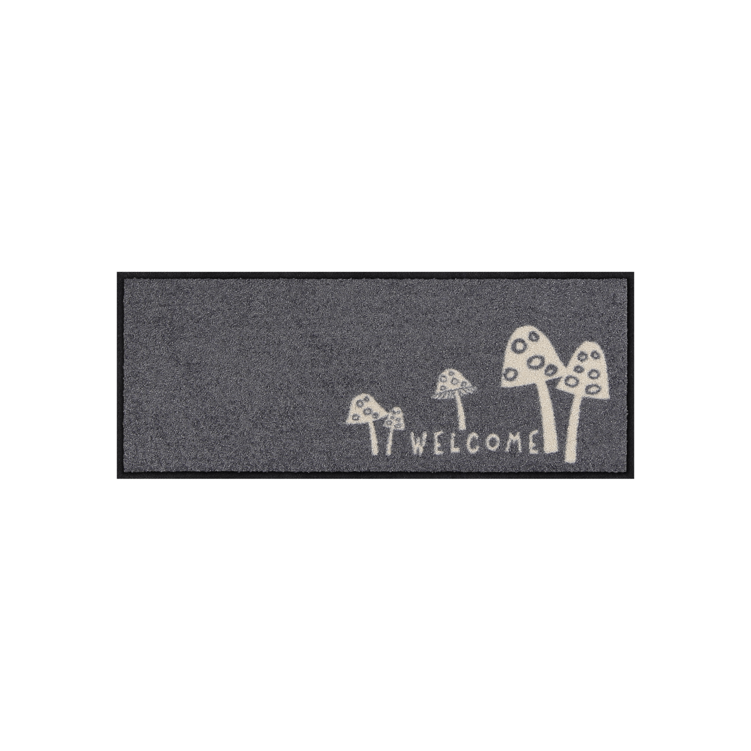 salonloewe-welcome-mushrooms-minimatte-30-x-75-cm-fu-matte-mit-pilzmotiv image 1