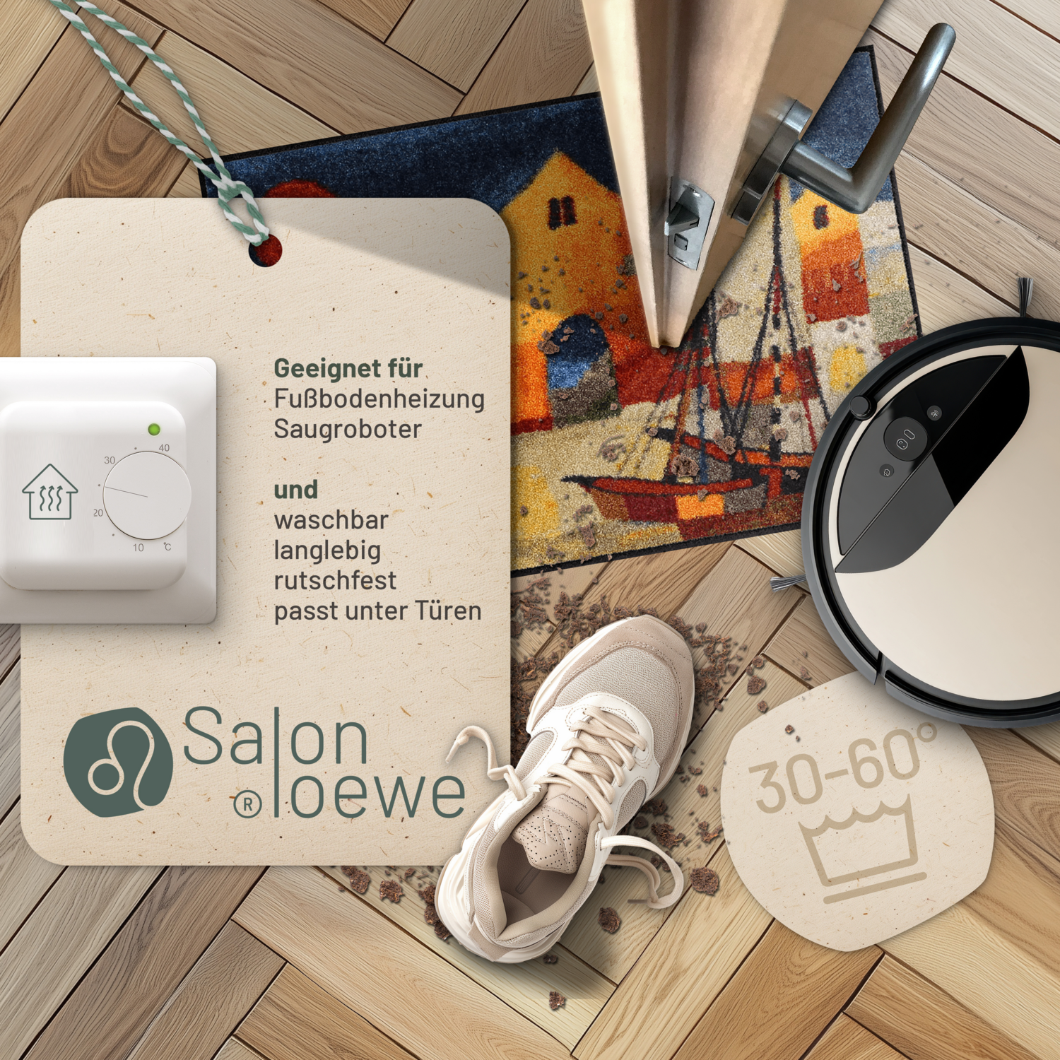 salonloewe-sunset-glow-eingangsmatte-50-x-75-cm-waschbare-fu-matte-mit-herzform image 3