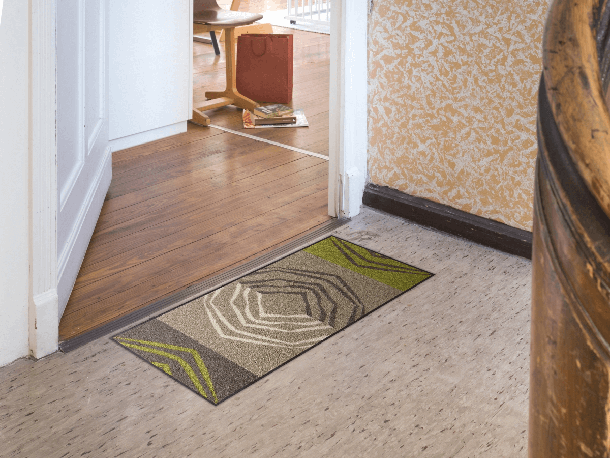 salonloewe-curved-rhombs-eco-chic-minimatte-30-x-75-cm-schmale-schmutzfangmatte image 2