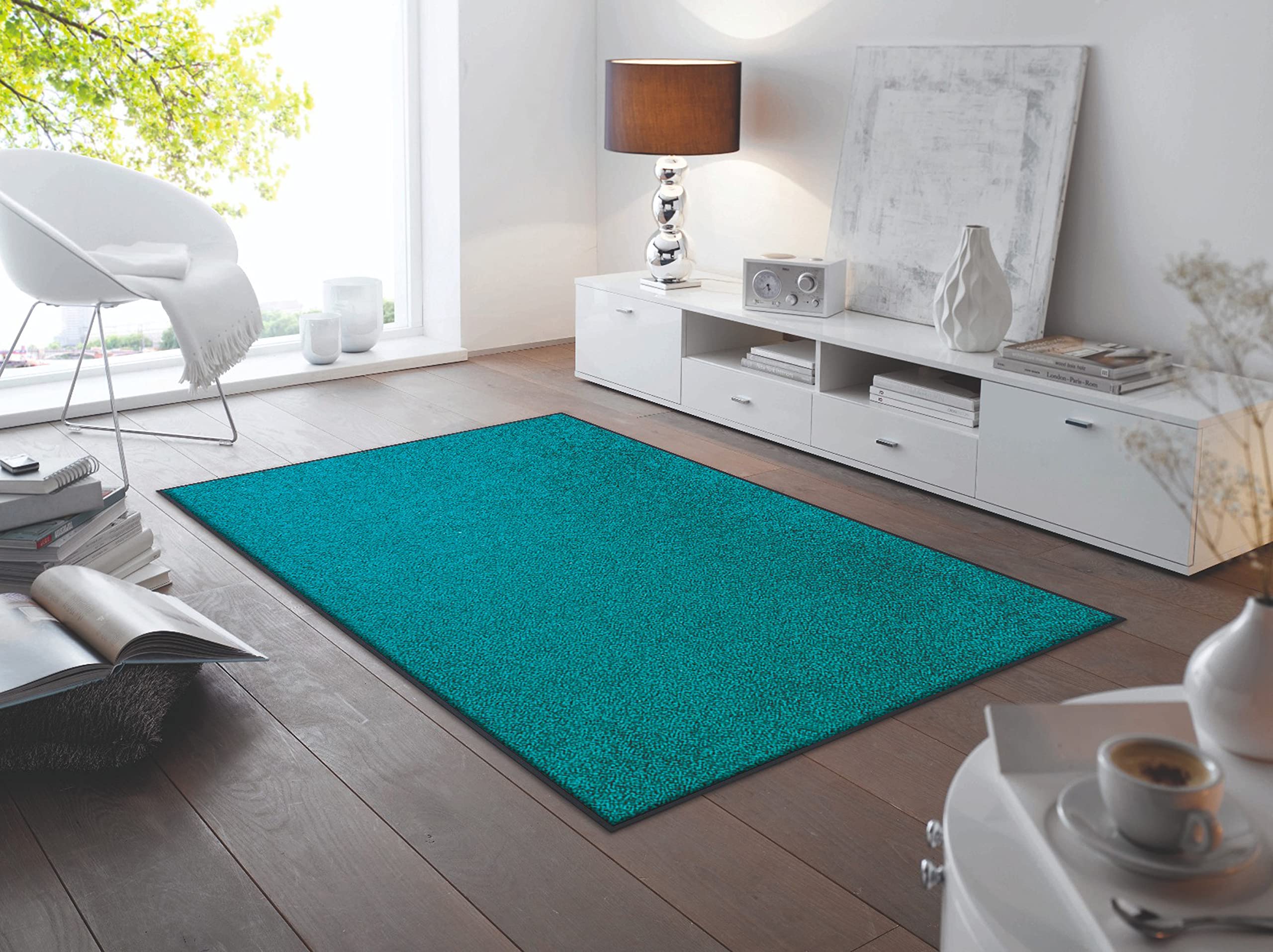 wash-dry-peacook-green-fu-matte-120x180-cm-waschbar-gr-n image 2
