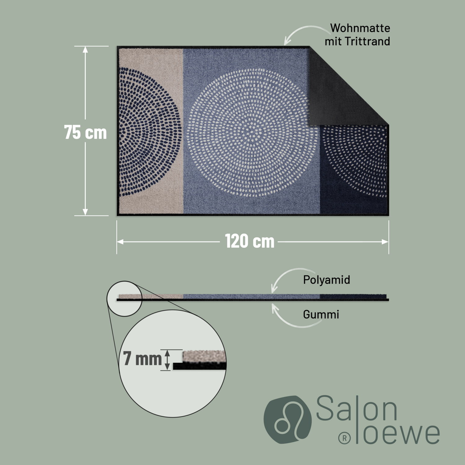 salonloewe-nestor-denim-teppich-75-x-120-cm-waschbarer-designer-teppich-in-beige image 4