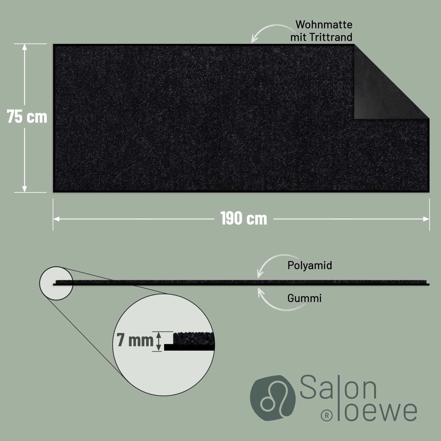 salonloewe-uni-l-ufer-schwarz-75-x-190-cm-waschbarer-schmutzfangl-ufer-mit-rutsc image 4