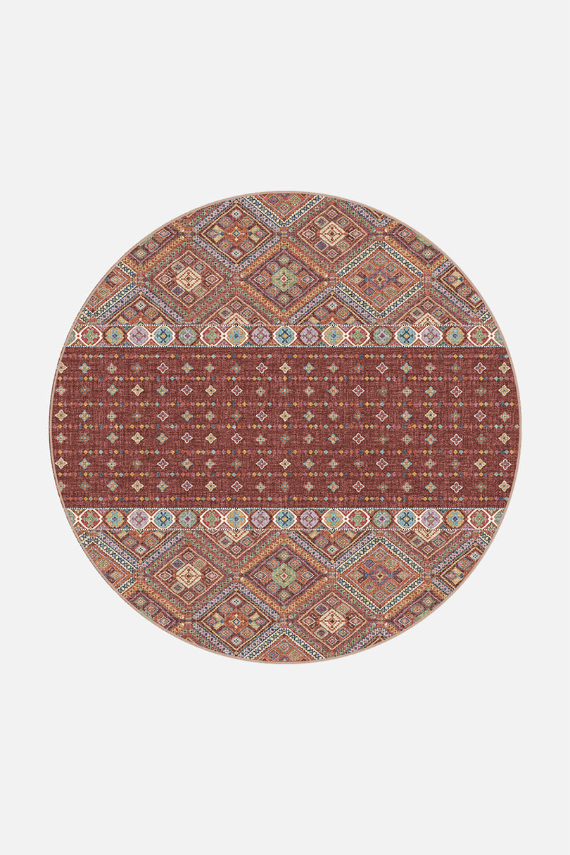 teppana-leila-ziegel-teppich-waschbarer-boho-teppich image 8