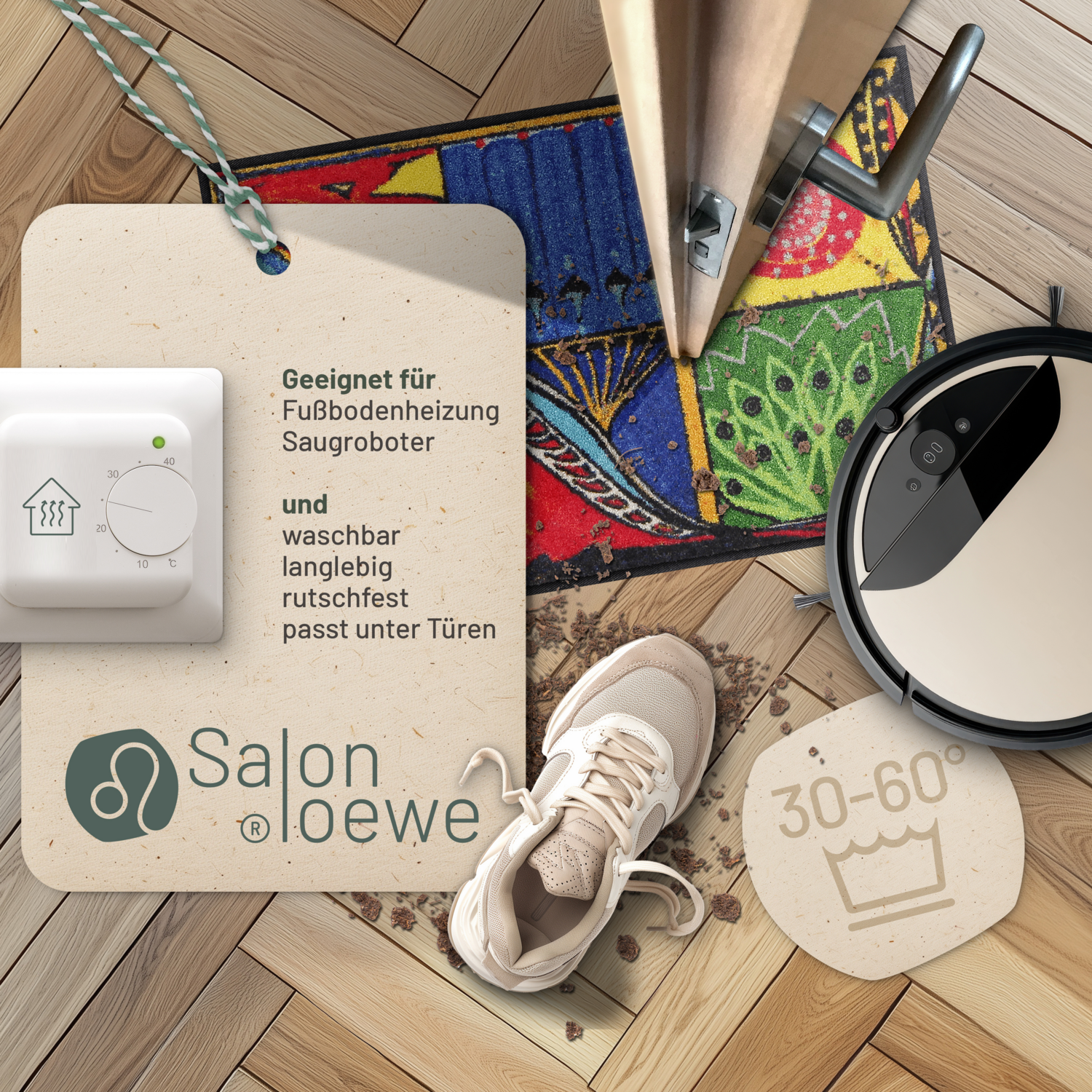 salonloewe-gemelli-teppich-50-x-75-cm-waschbar-rutschfest-modernes-kunstdesign image 2