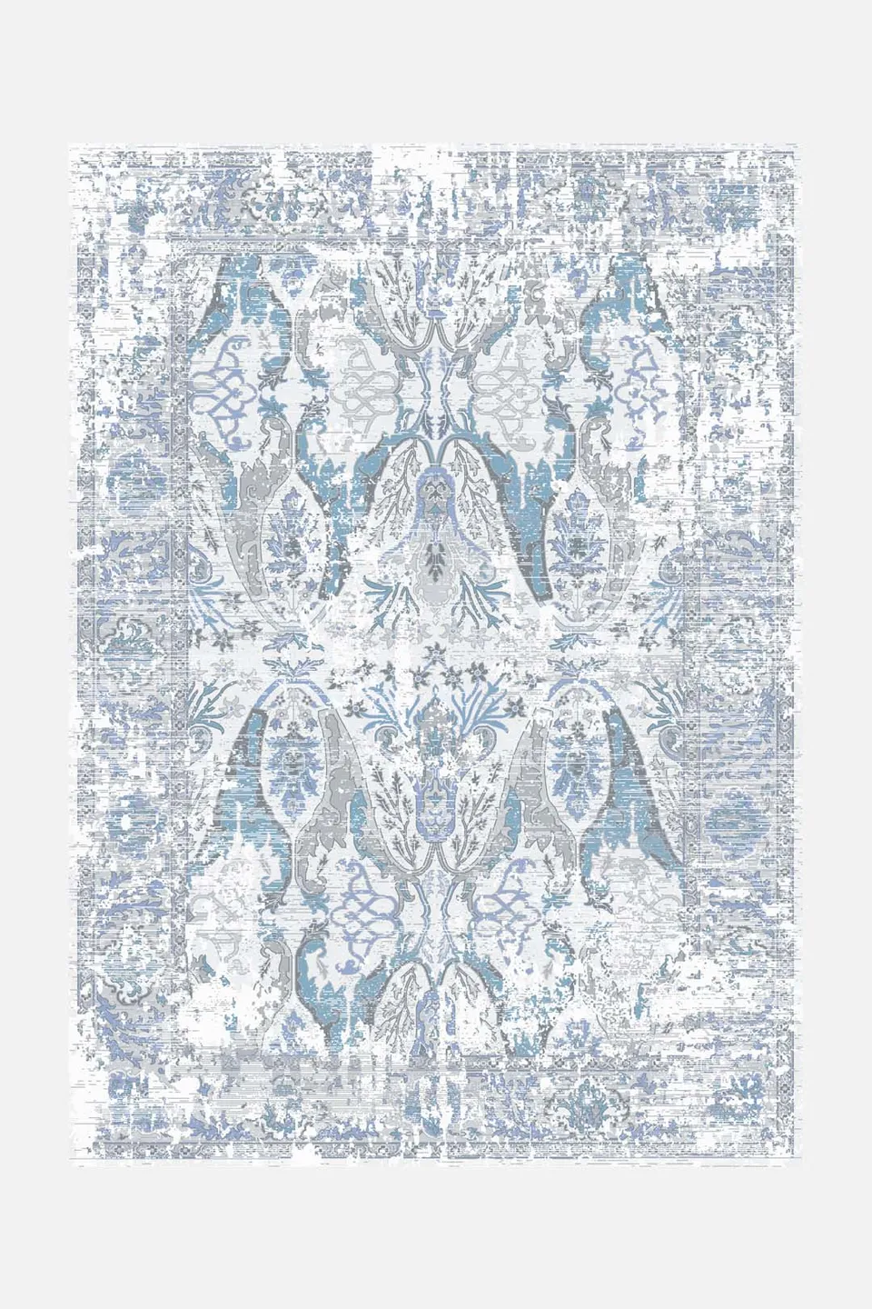 teppana-mona-topas-teppich-waschbarer-indoor-teppich-blau-gr-n-modern-inkl-rutsc image 1