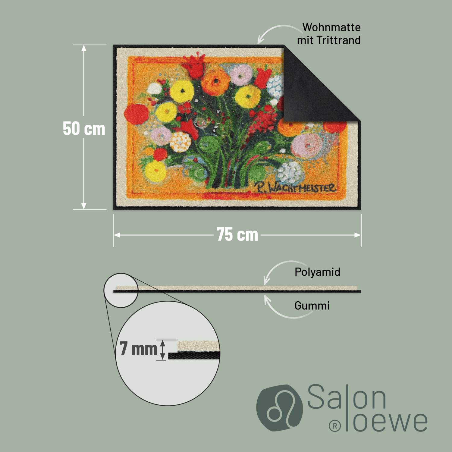 salonloewe-primavera-eingangsmatte-50-x-75-cm-waschbare-schmutzfangmatte-mit-blu image 4