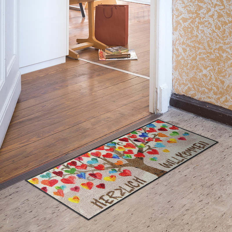 salonloewe-herzbaum-minimatte-30-x-75-cm-dekorative-fu-matte-mit-herzmotiv-polya image 2