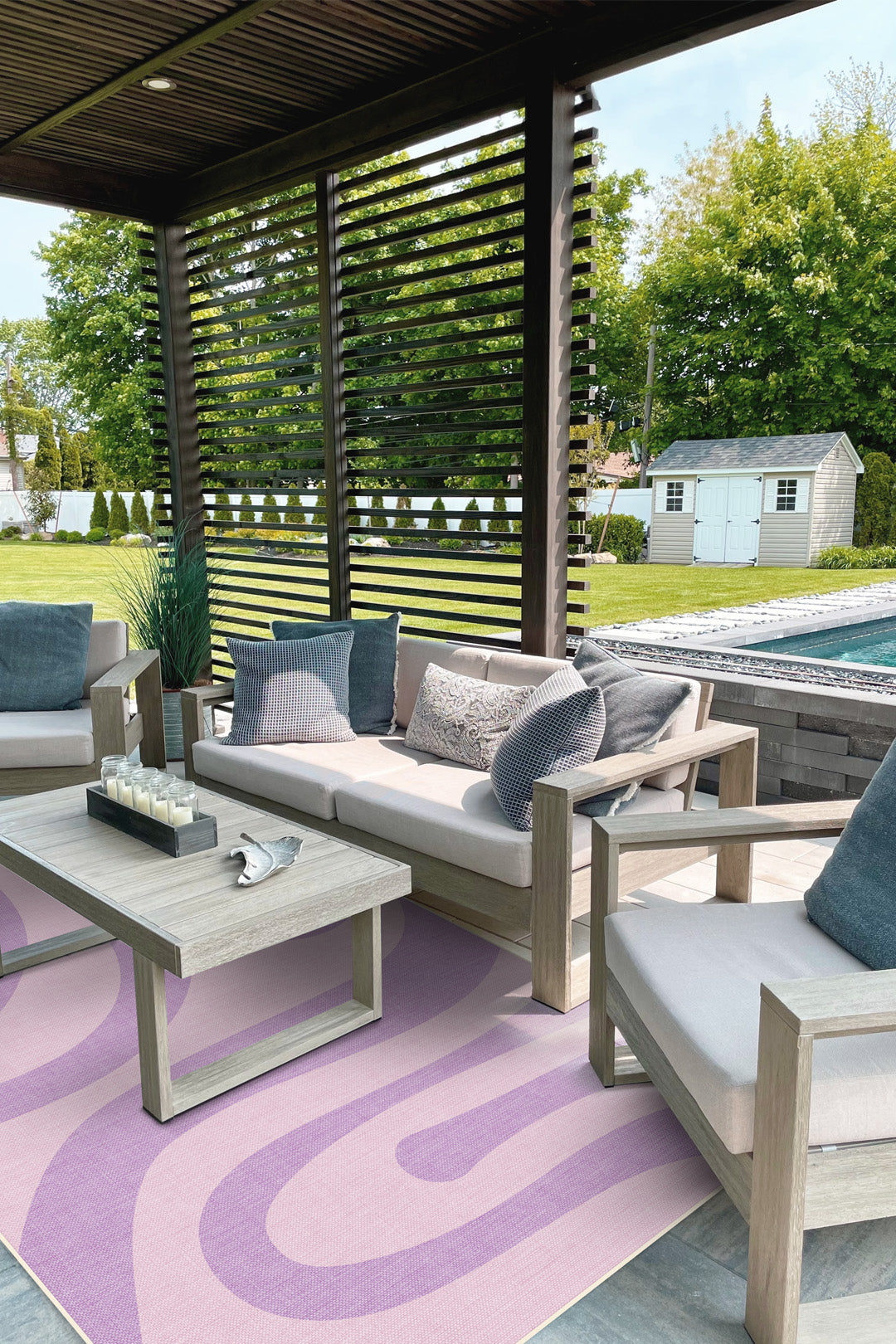 teppana-outdoor-oceane-lavendel-waschbarer-outdoor-teppich-39-50-statt-79 image 4