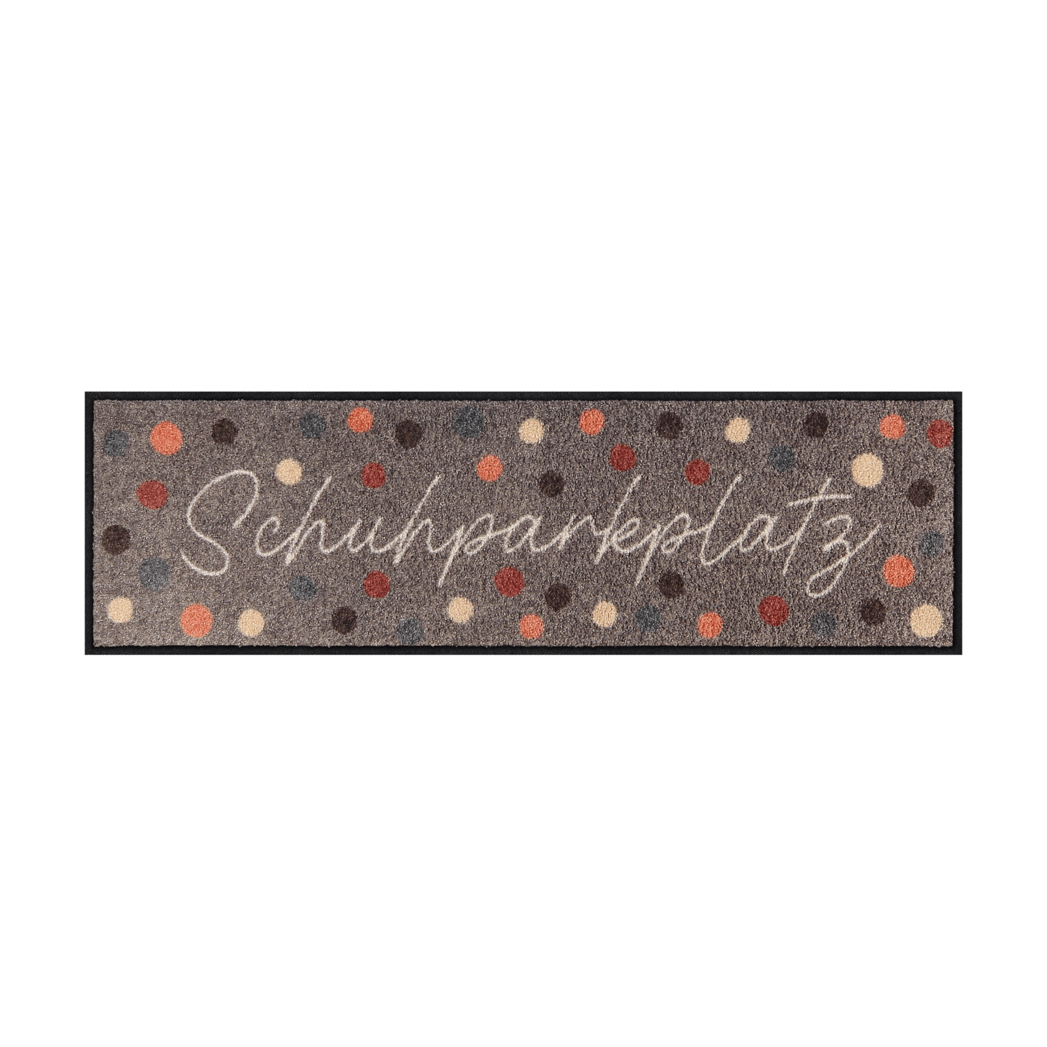 salonloewe-schuhparkplatz-dots-minimatte-30-x-100-cm-schmale-waschbare-flurmatte image 1