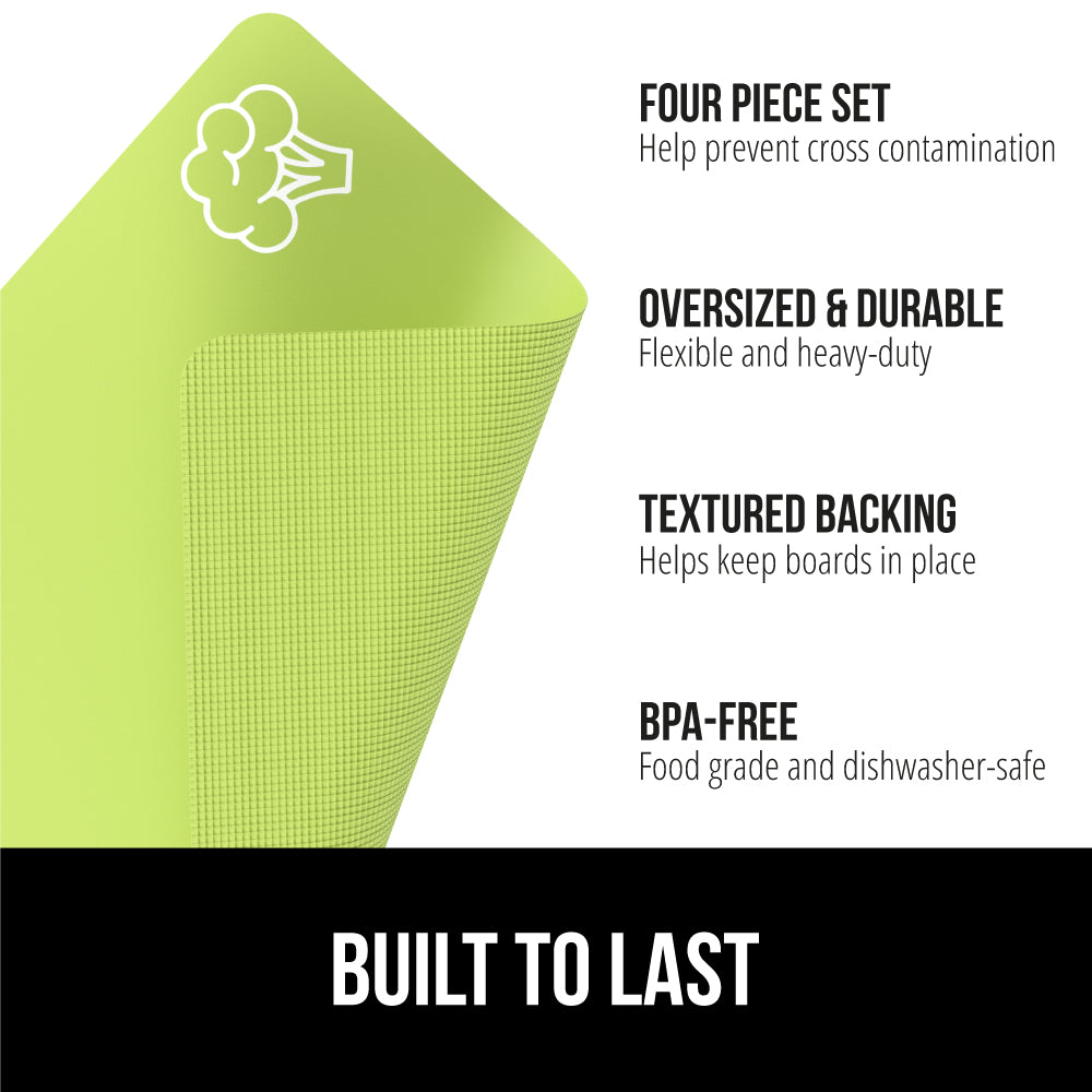 gorilla-grip-flexible-schneidebretter-4er-set-texturierte-r-ckseite-mehrfarbig image 4