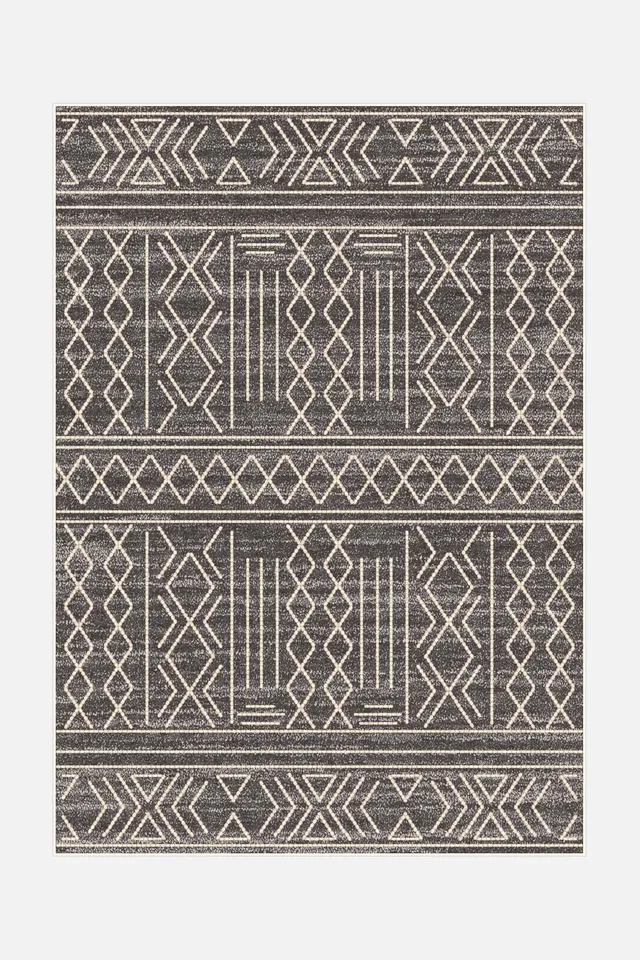 teppana-raya-graphit-teppich-waschbarer-inndoor-teppich-beige-natur-geometrisch- image 1