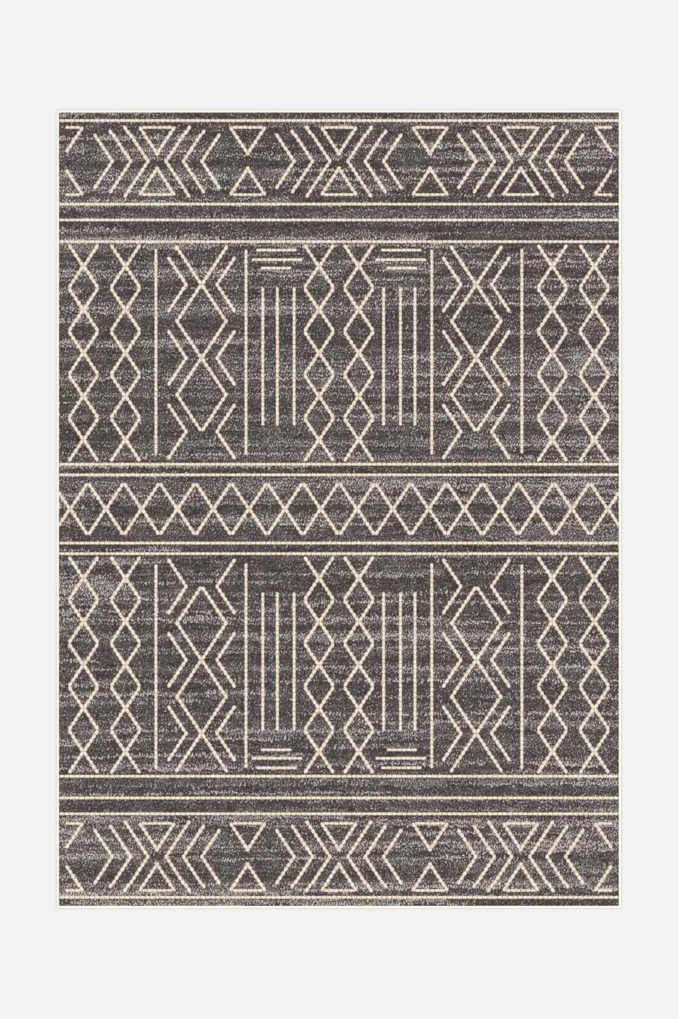 teppana-raya-graphit-teppich-waschbarer-inndoor-teppich-beige-natur-geometrisch- image 1