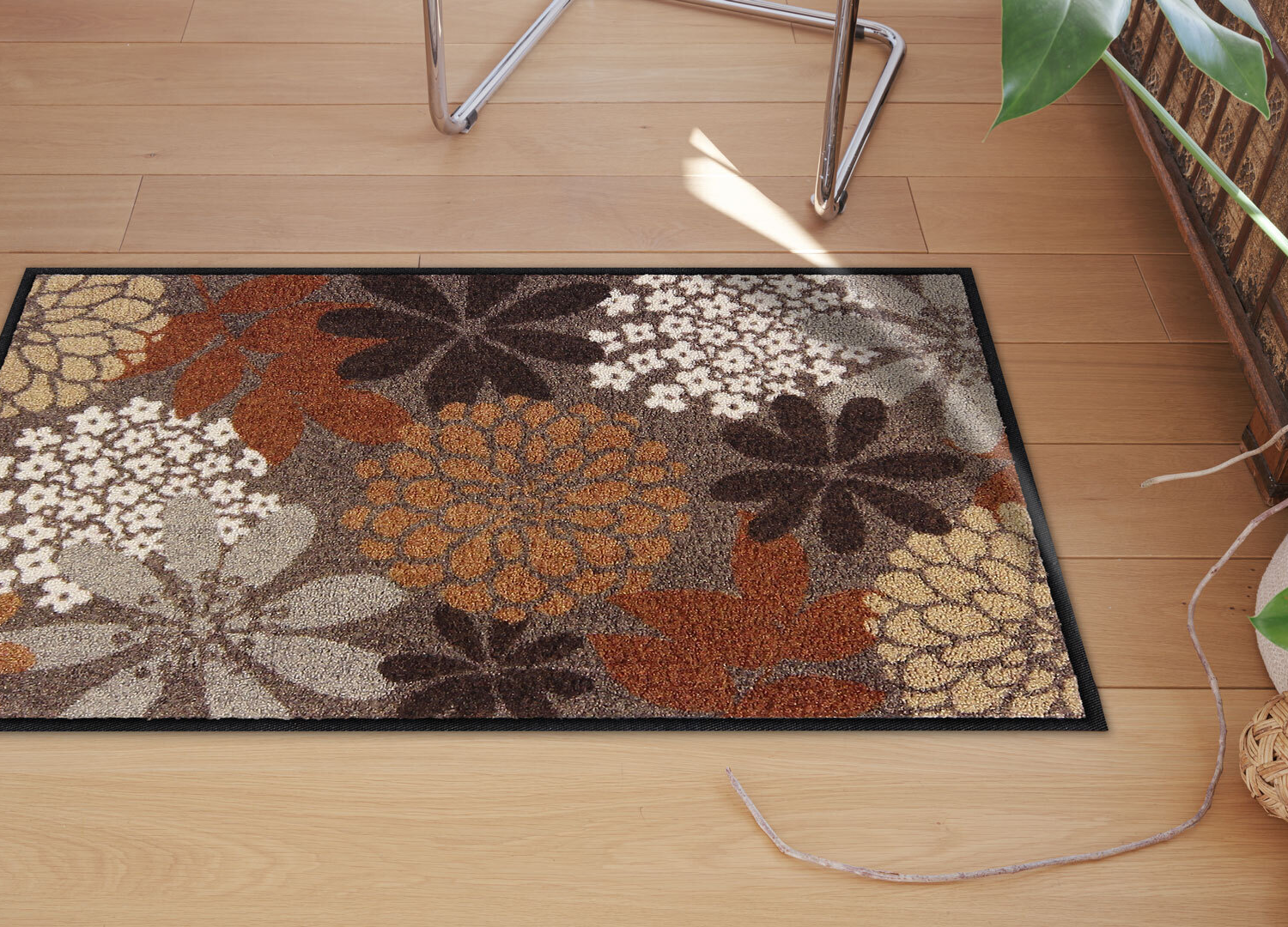 salonloewe-autumn-leaves-mocca-eingangsmatte-50-x-75-cm-herbstliches-blumen-desi image 2