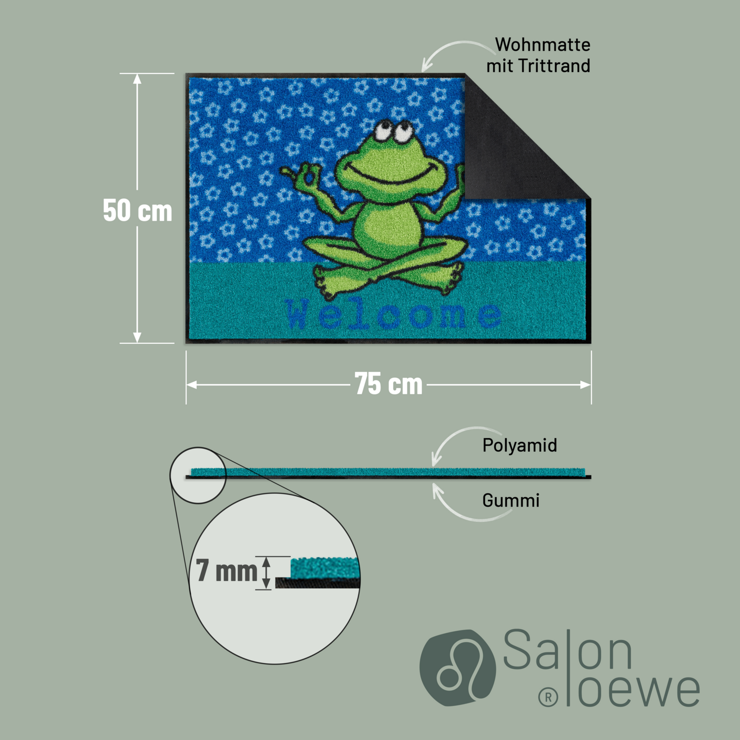 salonloewe-yoga-frosch-eingangsmatte-50-x-75-cm-fu-matte-mit-rutschfestem-gummir image 4