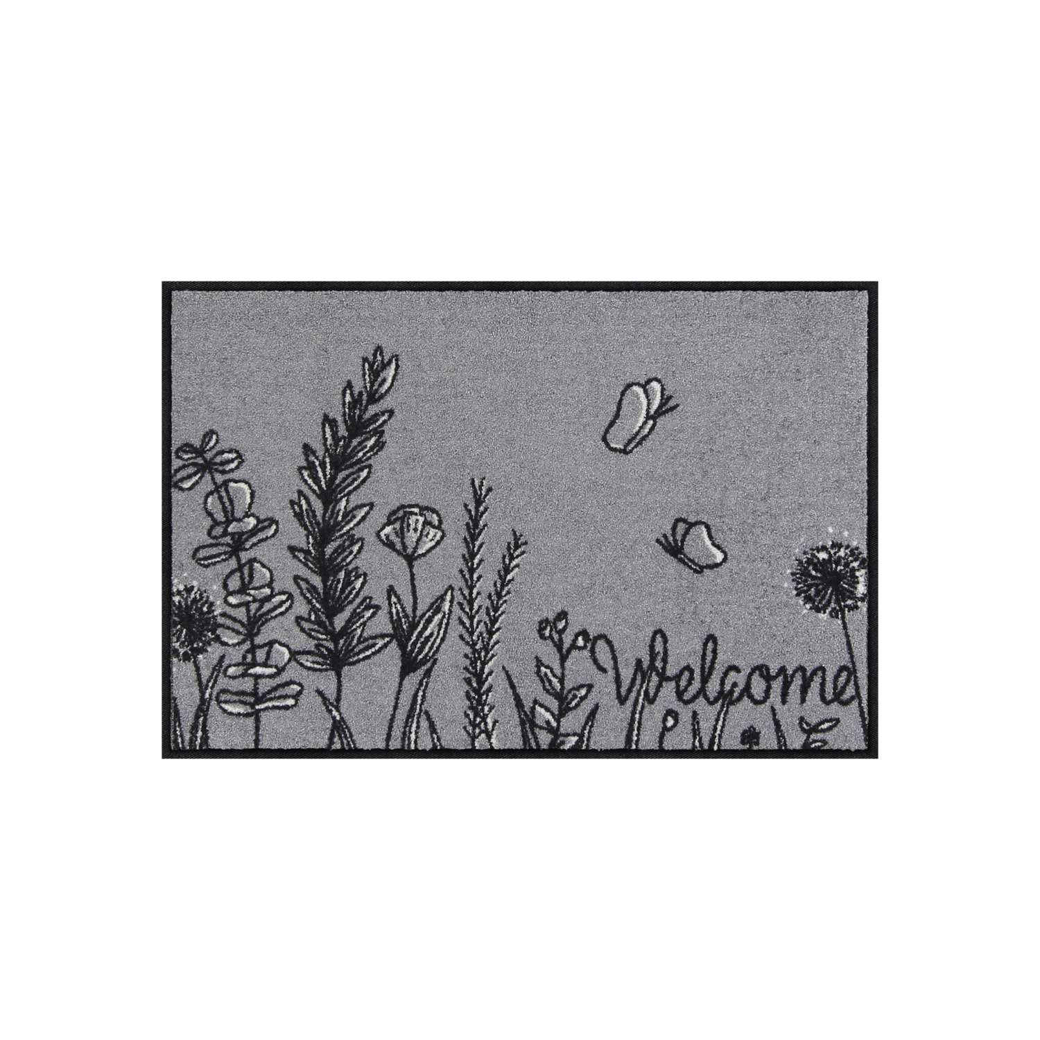 salonloewe-summer-grasses-grey-eingangsmatte-50-x-75-cm-florale-waschbare-fu-mat image 1
