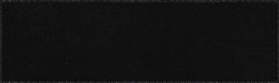 salonloewe-schwarz-minimatte-30-x-100-cm-einfarbige-waschbare-matte-mit-gummir-c image 1