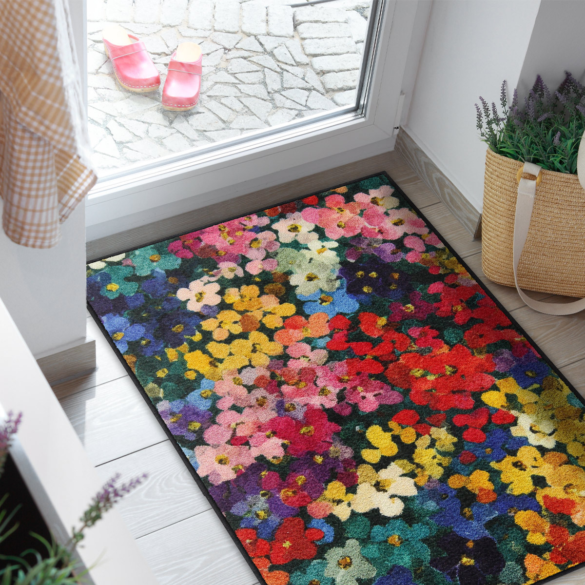 salonloewe-mille-fleurs-teppich-75-x-120-cm-gro-er-waschbarer-schmutzfangteppich image 2