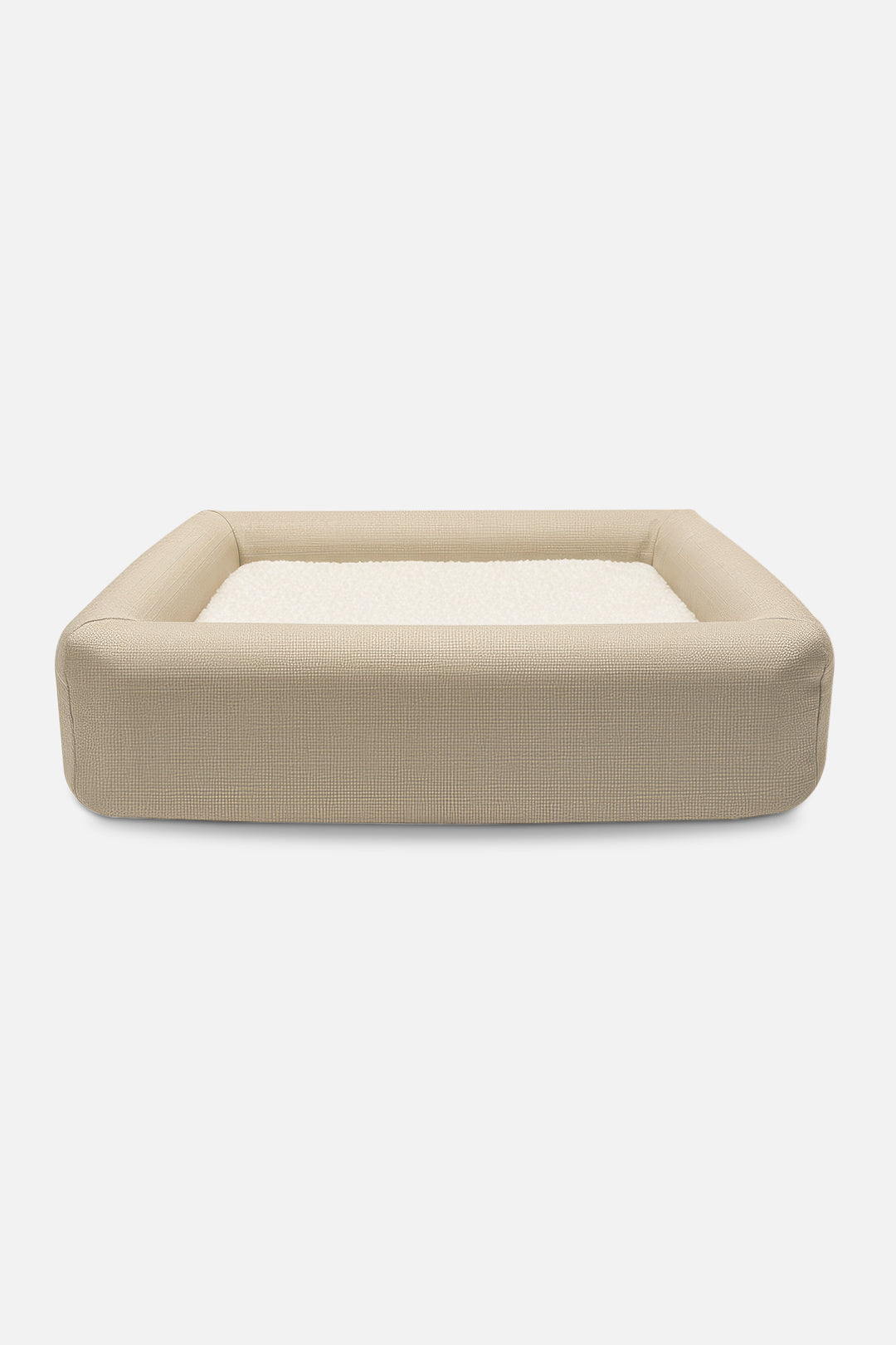 teppana-orthop-disches-hundebett-pure-beige-premium-memory-foam-hundebett-mit-wa image 1