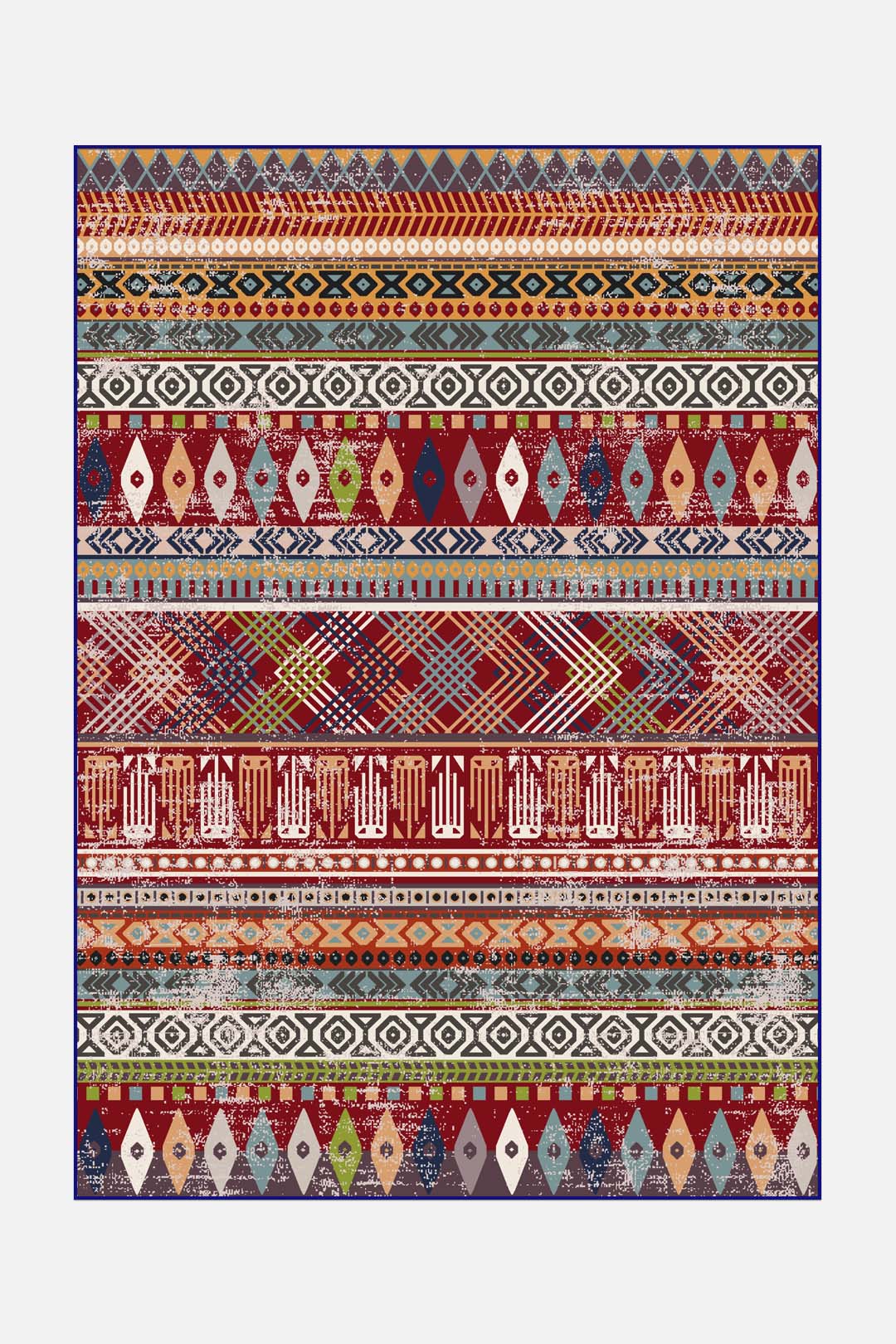 teppana-mila-bunt-teppich-waschbarer-indoor-teppich-marokkanisches-design-mehrfa image 1