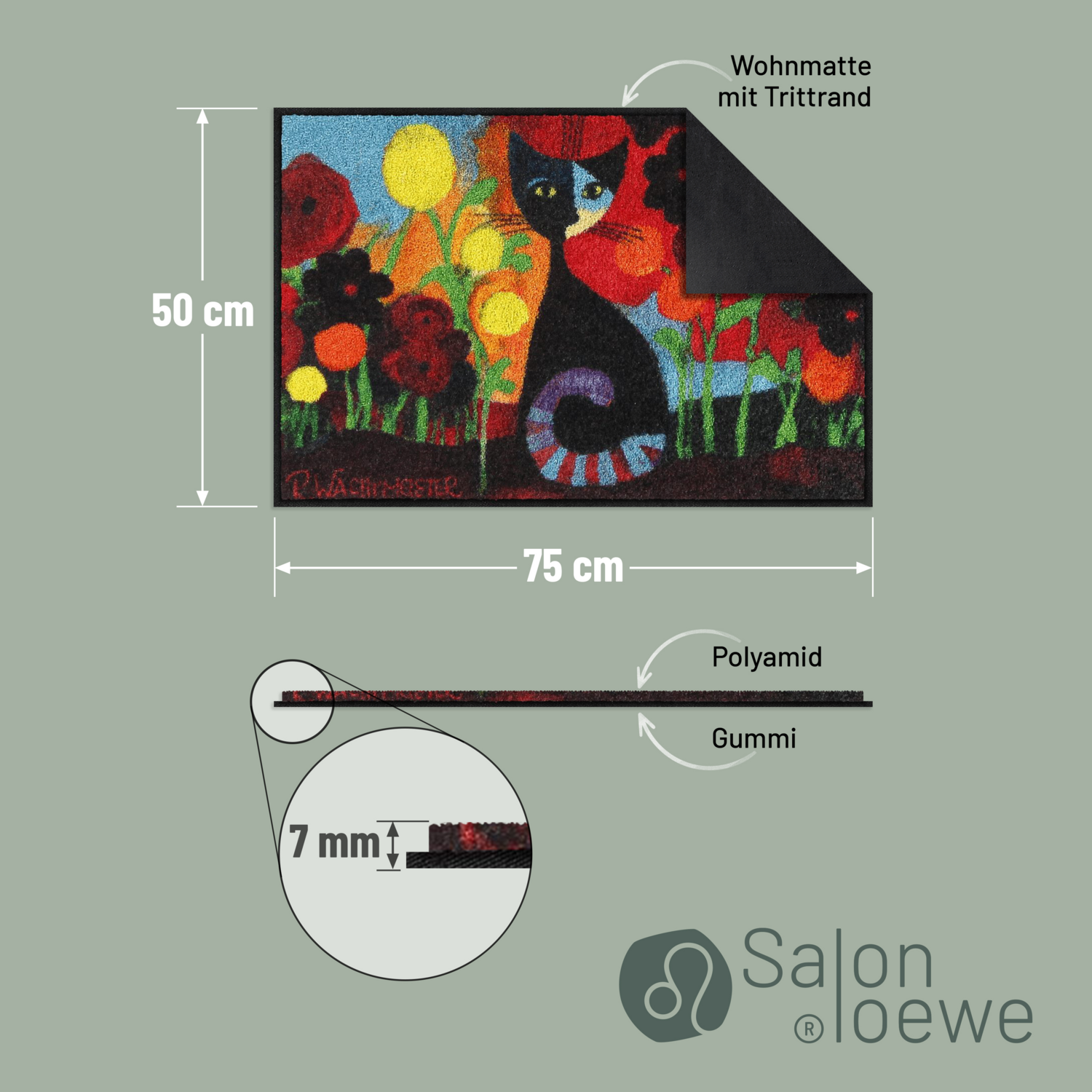 salonloewe-candela-eingangsmatte-50-x-75-cm-bunte-katzen-schmutzfangmatte-f-r-de image 4