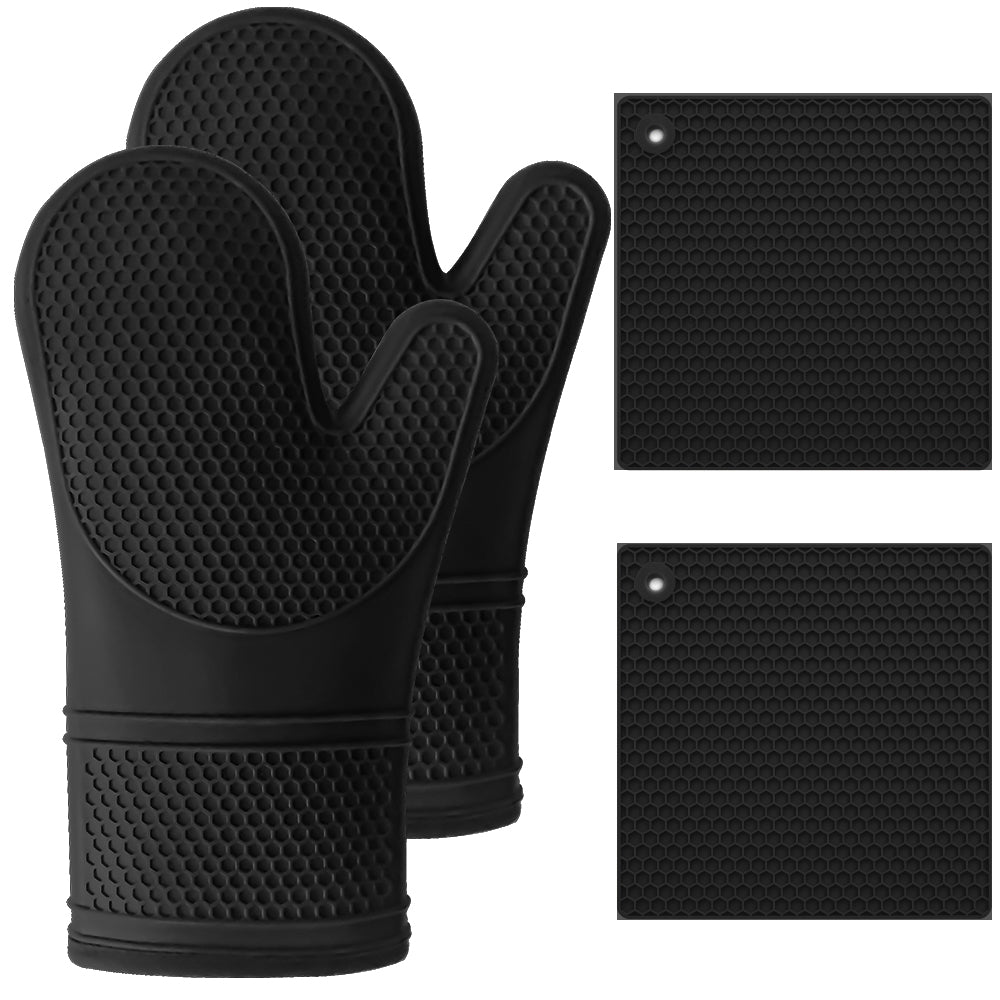 gorilla-grip-silicone-oven-mitt-trivet-ofenhandschuh-set image 3